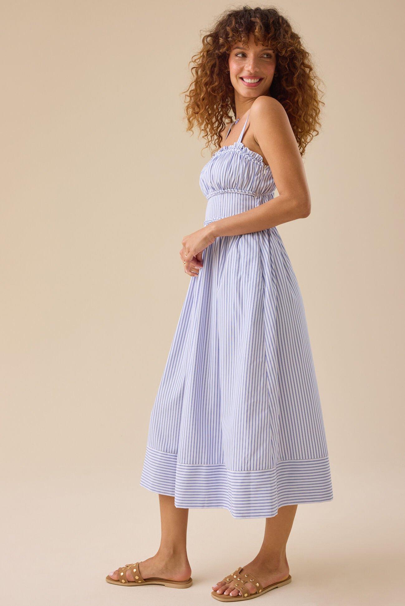 Margaux Striped Maxi Dress Product Image