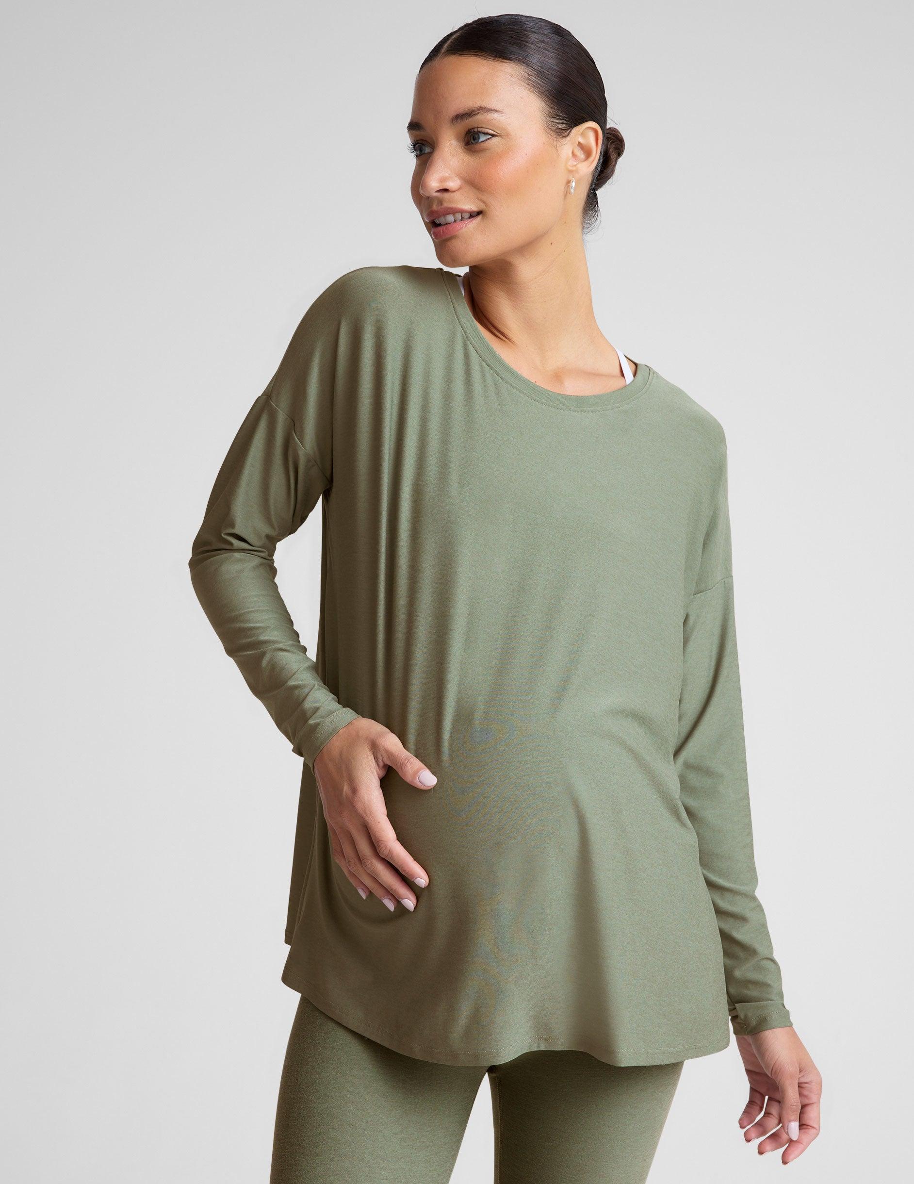 Featherweight Feels Like Home Long Sleeve Maternity Top Product Image