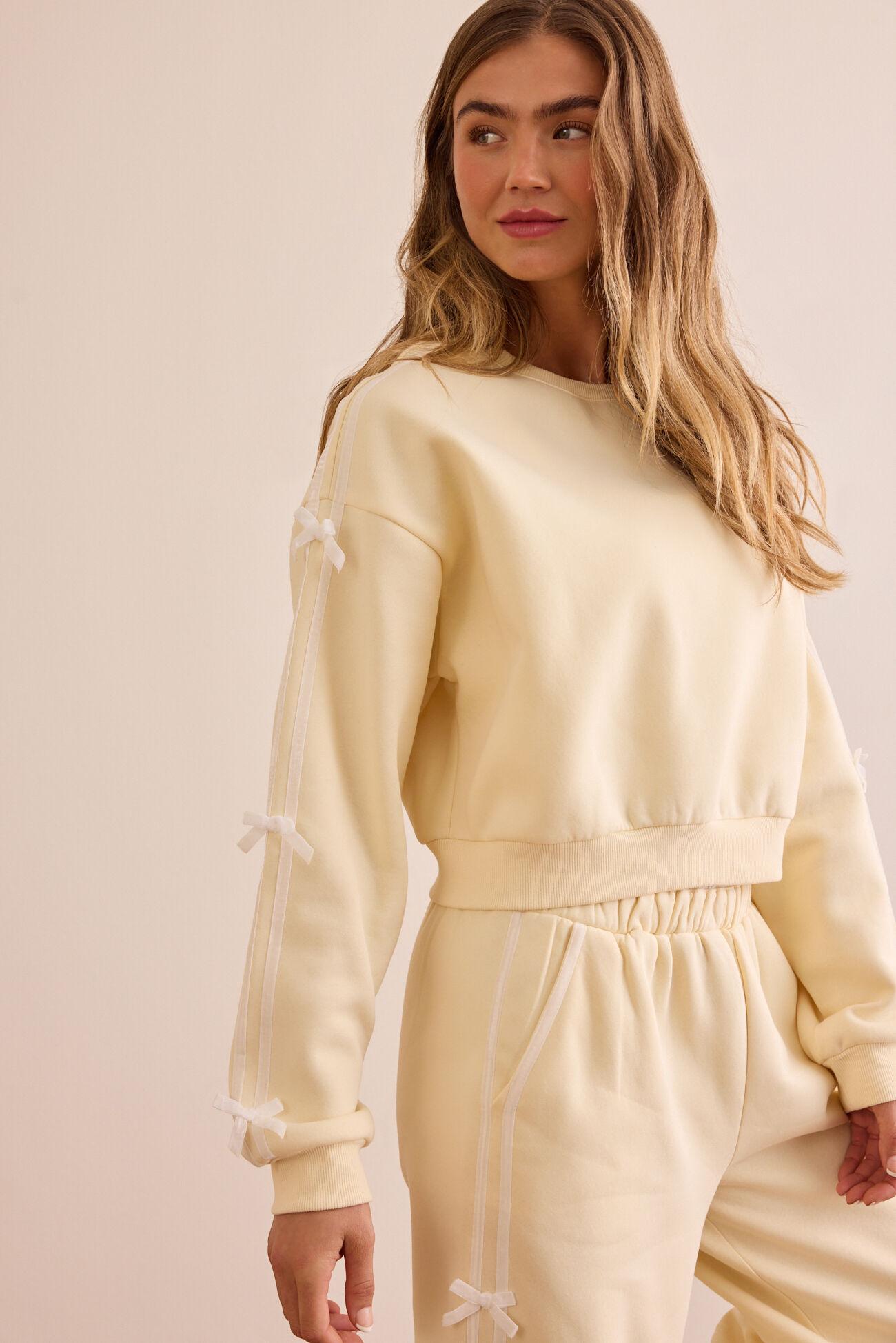 Pit Stop Bow Sleeve Pullover Product Image