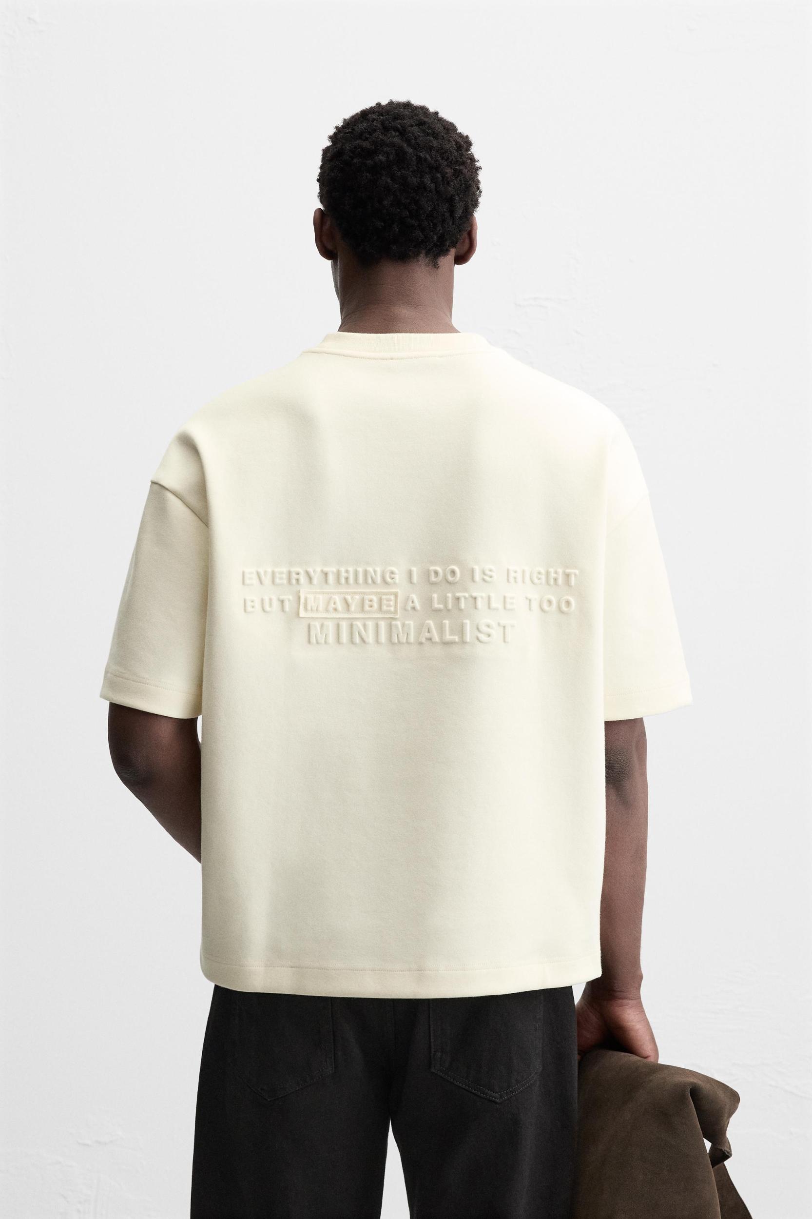 EMBOSSED PRINT T-SHIRT Product Image