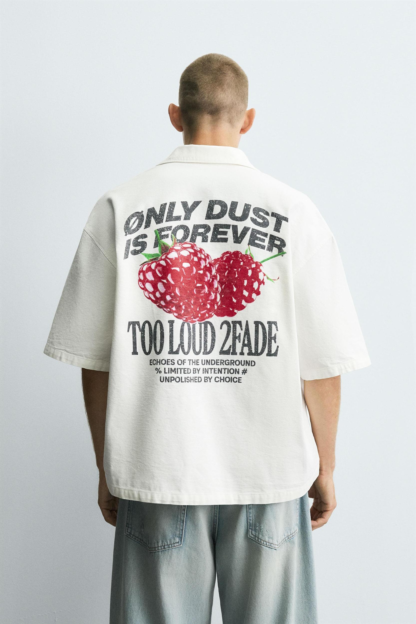 TEXTURED PRINT SHIRT Product Image