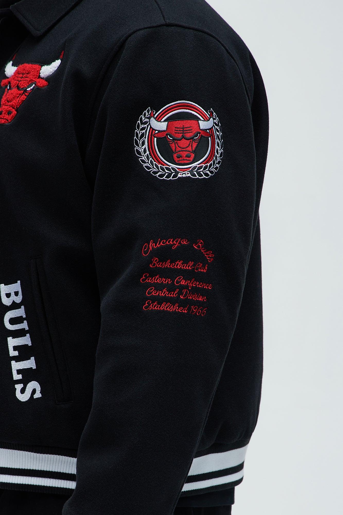 Bulls Ring Leader Varsity Jacket - Black/Red Male Product Image