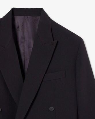Runway Double Breasted Wool Twill Blazer Product Image