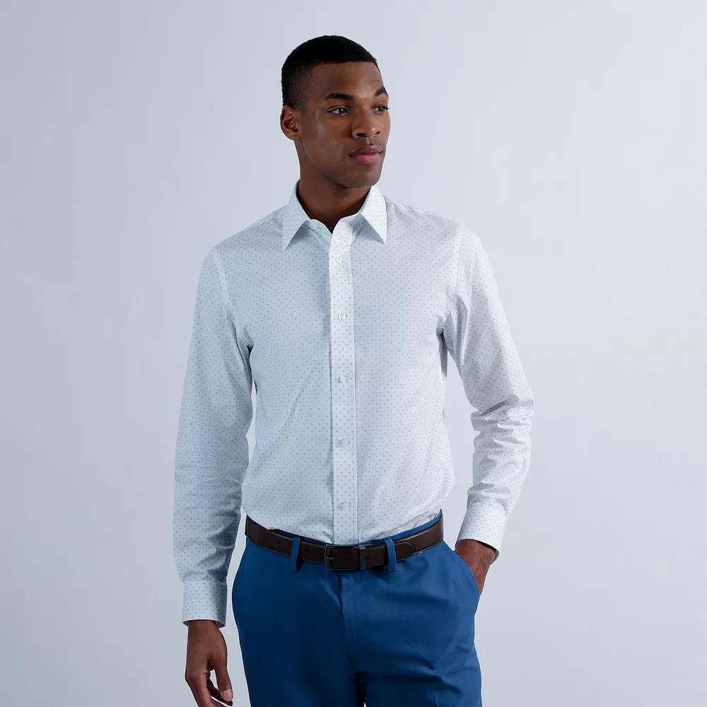 Mens Haggar Premium Comfort Slim Fit Dress Shirt Product Image