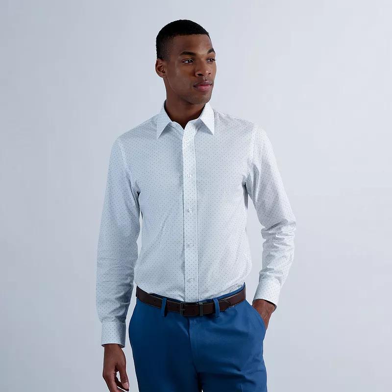 Mens Haggar Premium Comfort Slim Fit Dress Shirt Product Image