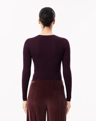 Merino Wool 3D Rib Sweater Product Image