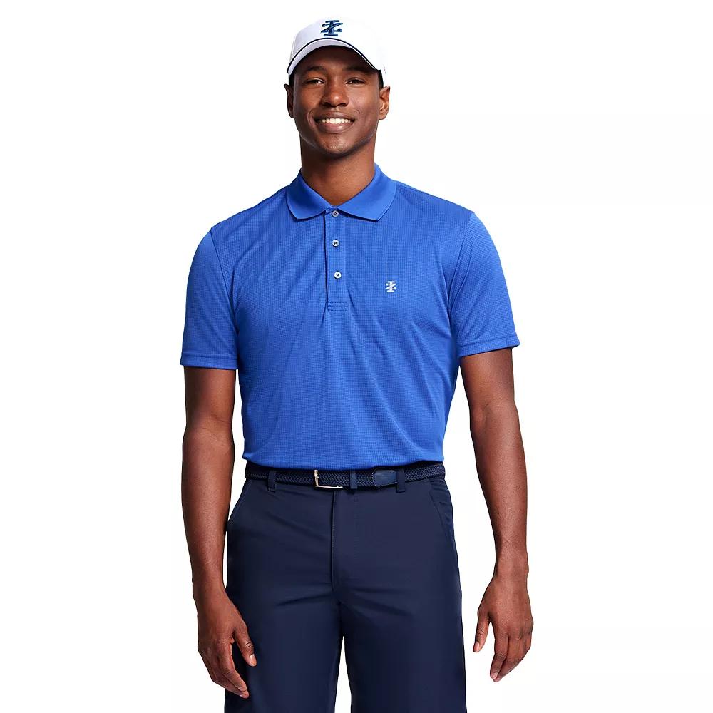 Men's IZOD Golf UPF 15 Grid Polo, Size: XL, Blue Blue Product Image