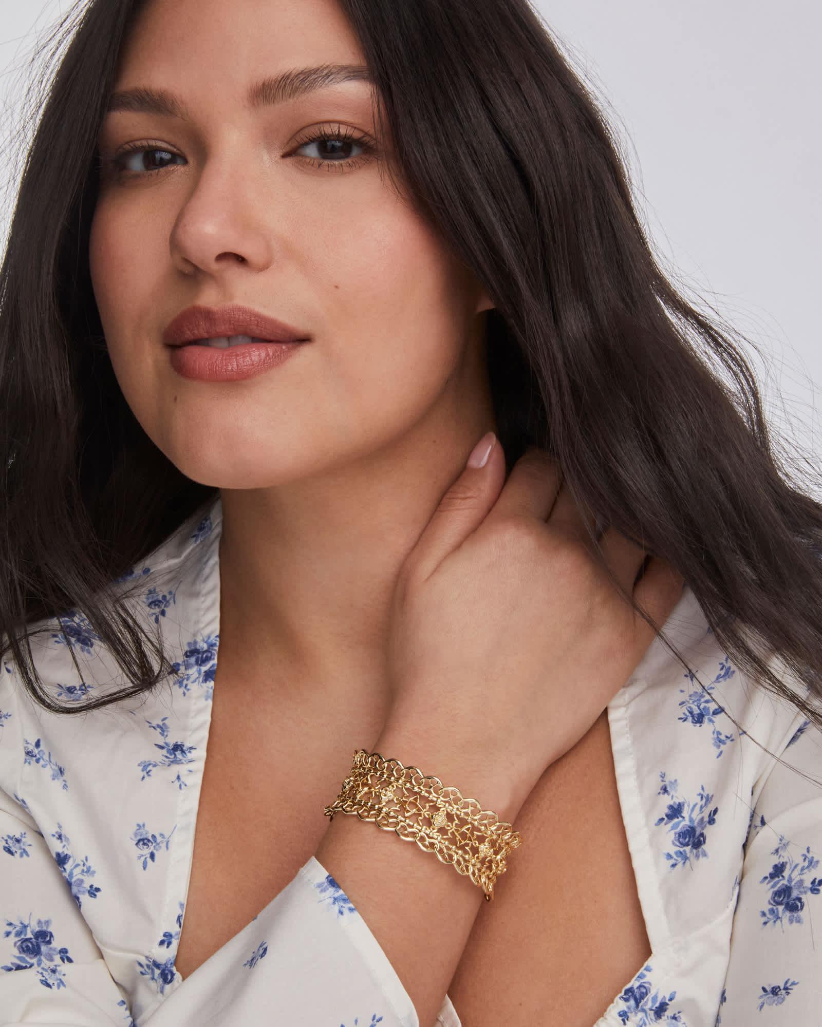 Mallory Rose Gold Huggie Earrings Product Image