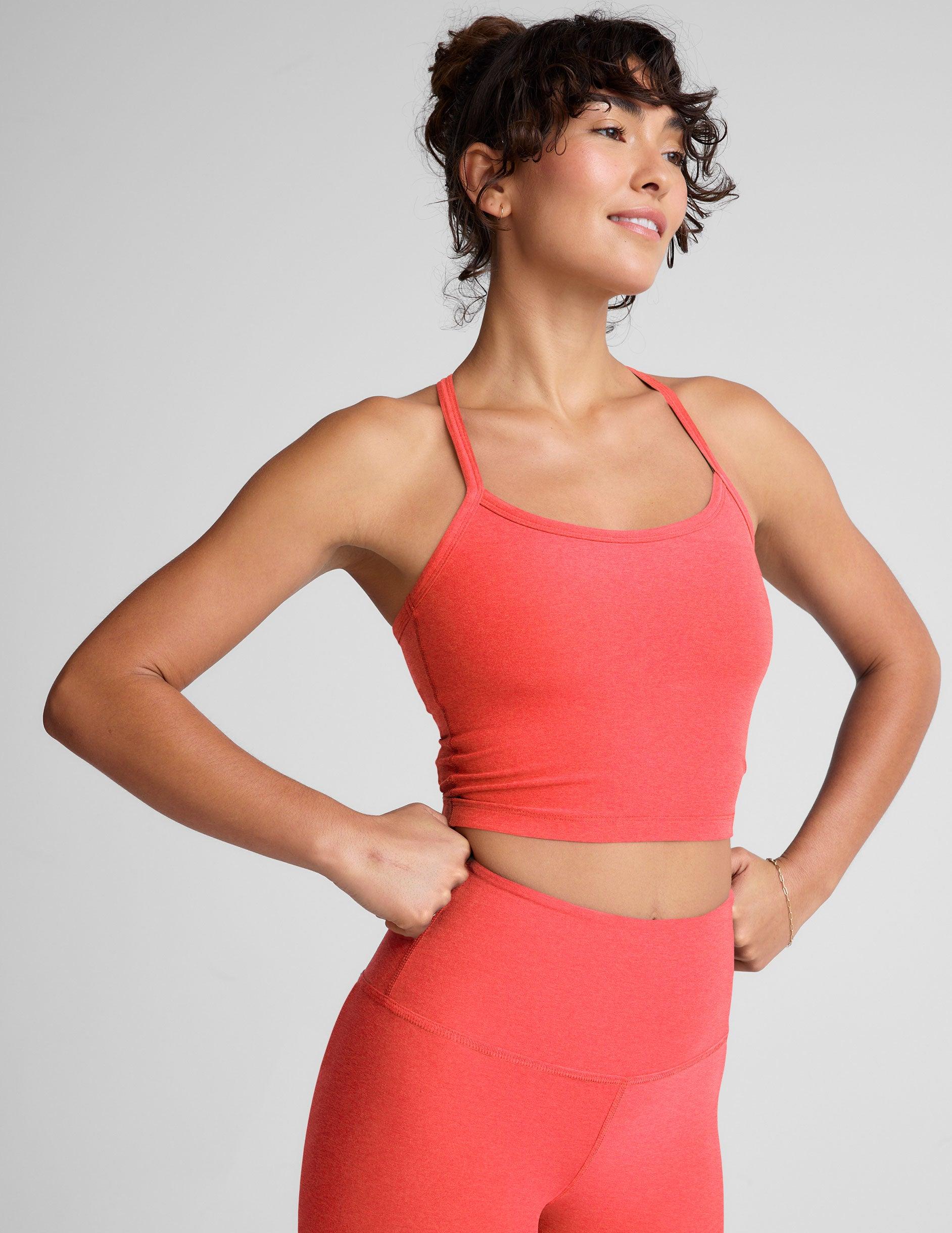 Spacedye Slim Racerback Cropped Tank Product Image