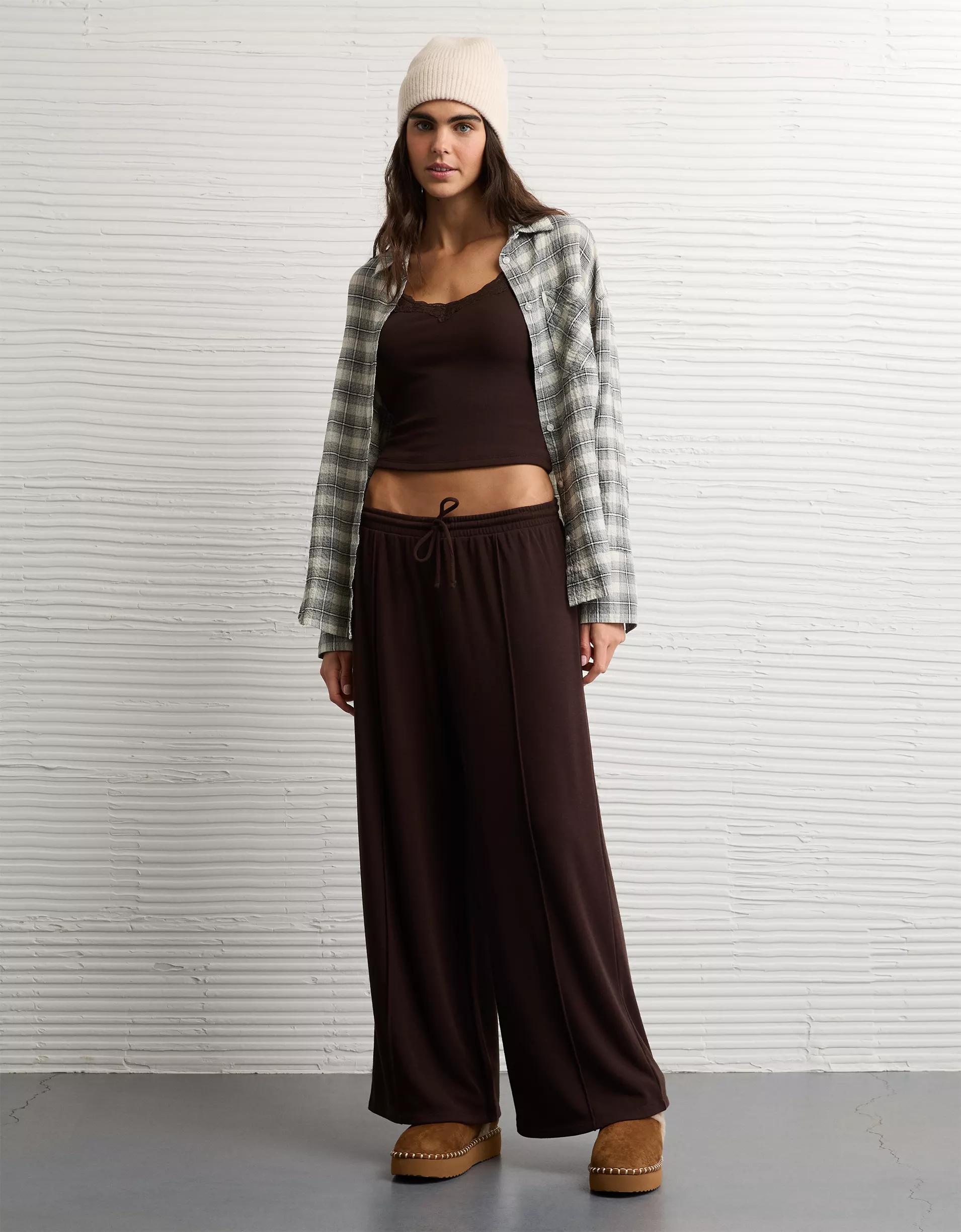 AE Lace Trim Lounge Set Product Image