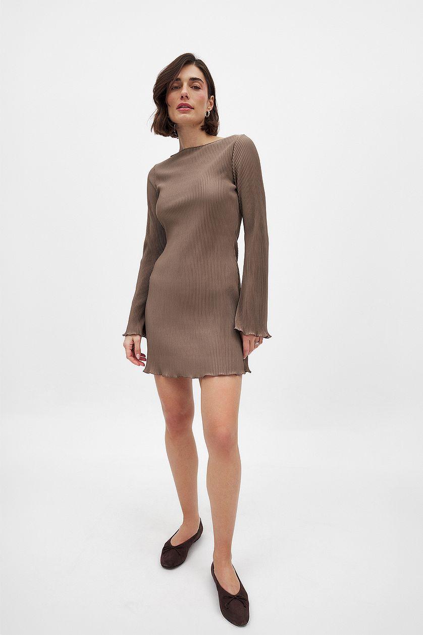 Pleated Mini Dress Product Image