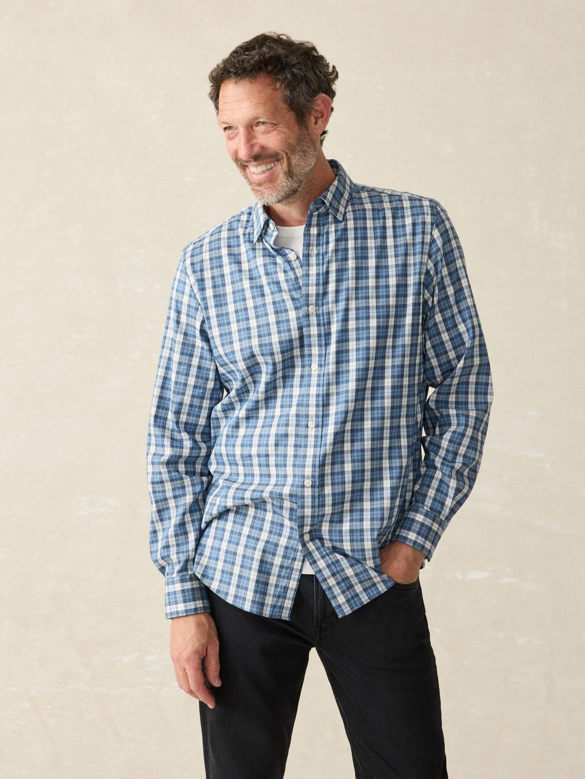 Movement™ Shirt - Seaside Blue Plaid Male Product Image