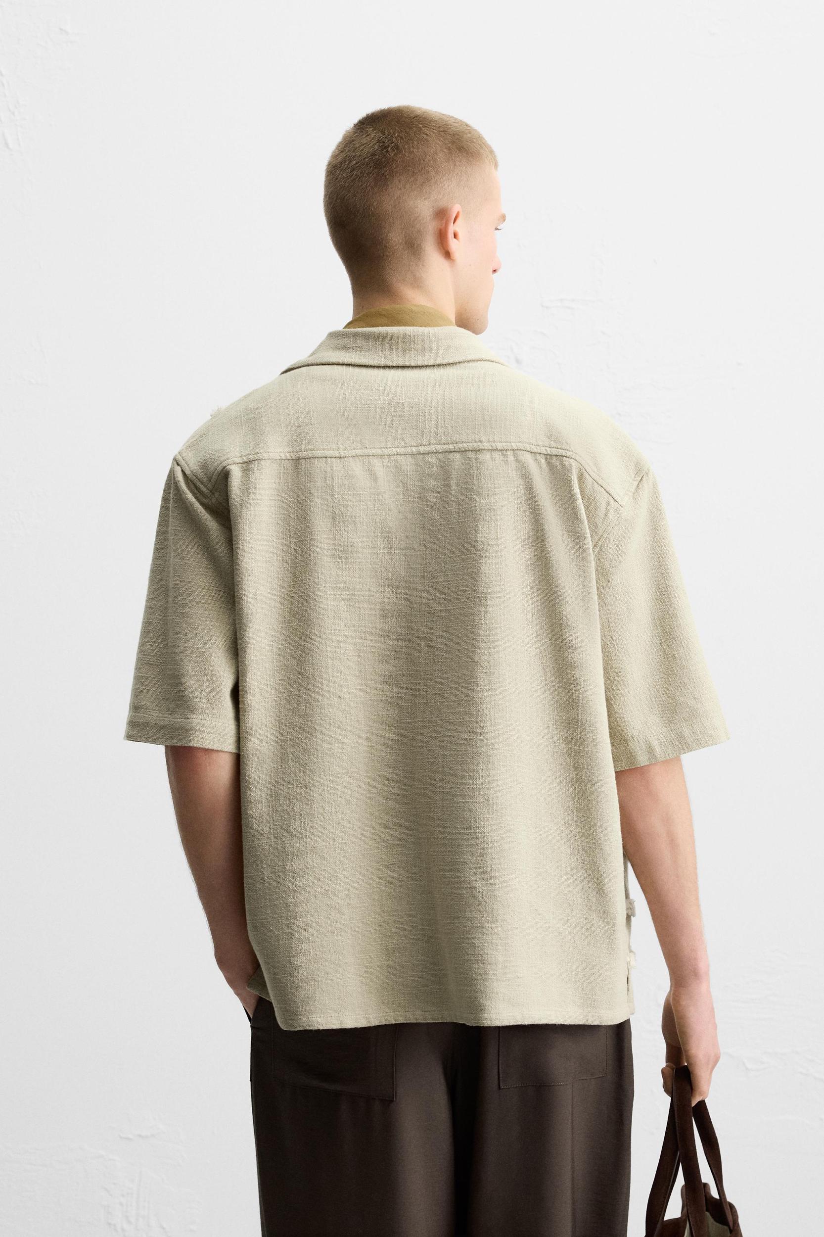 TEXTURED RELAXED FIT SHIRT Product Image