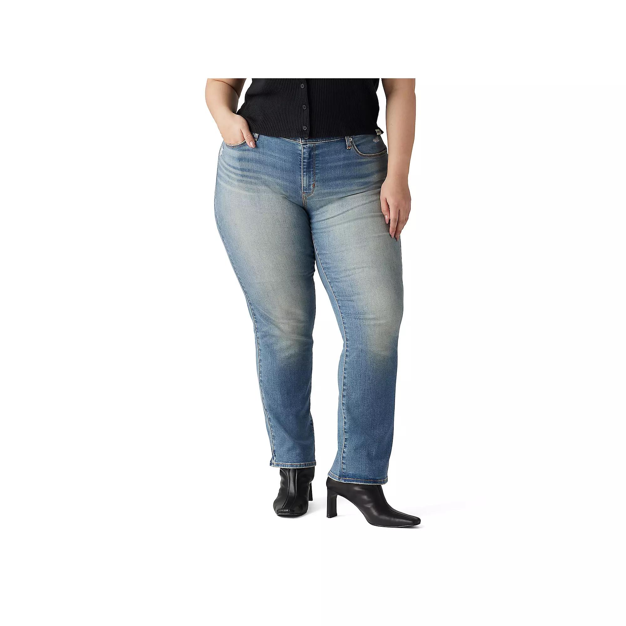 Plus Size Levi's® Classic Straight Jeans, Women's, Size: 18 - Regular, Cave Wall Product Image