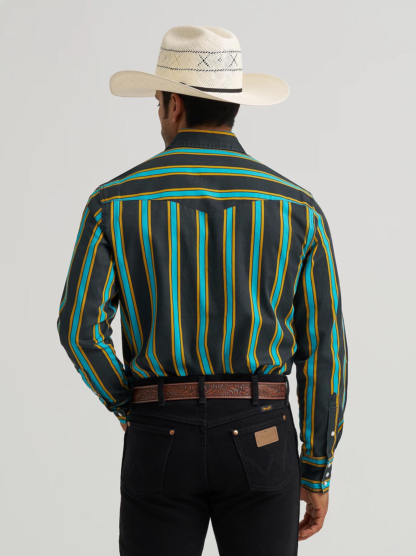 Vintage-Inspired Brushpopper Western Snap Workshirt | Men's SHIRTS | Wrangler® Product Image