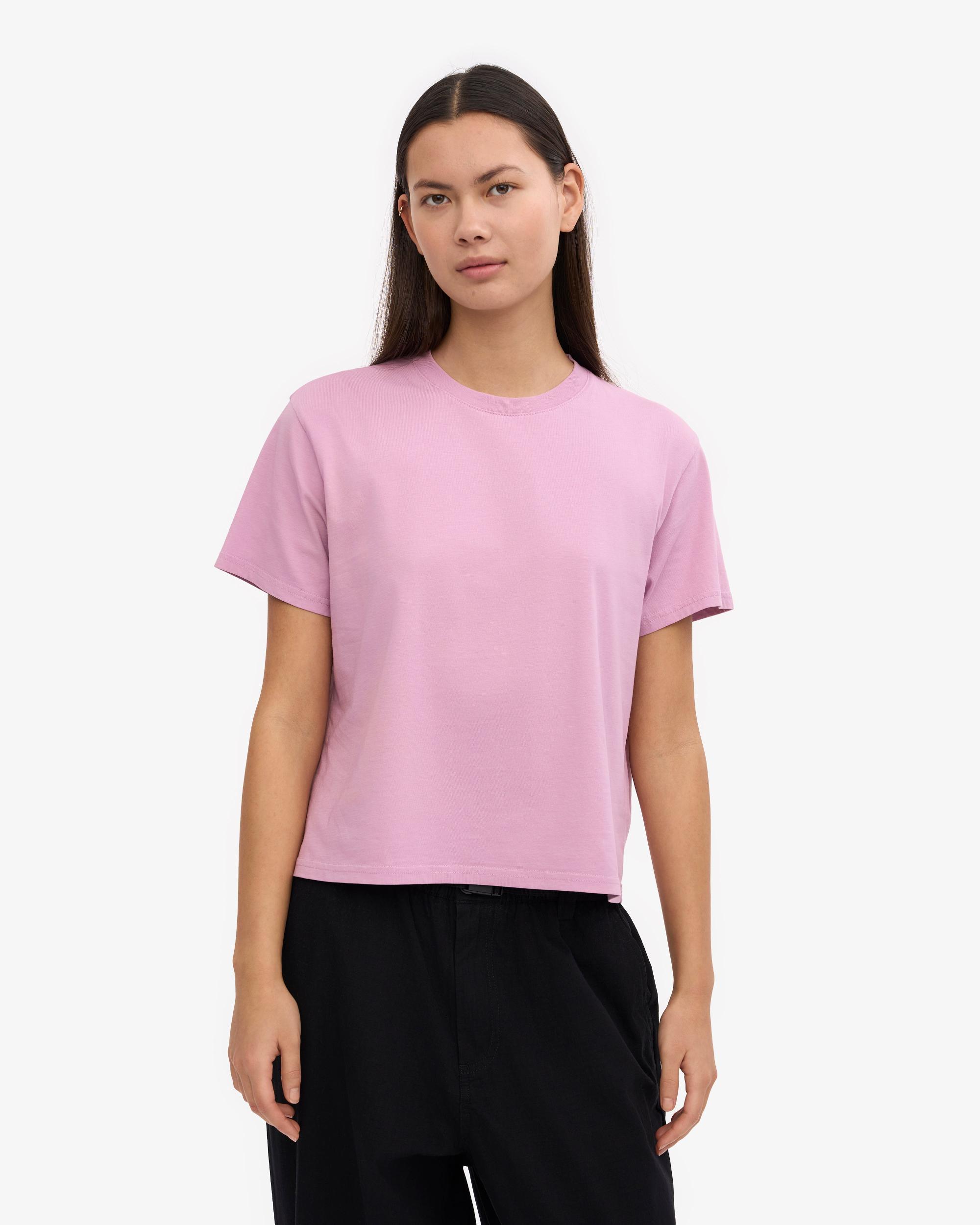 Organic Boxy Crop Tee - Cherry Blossom Product Image