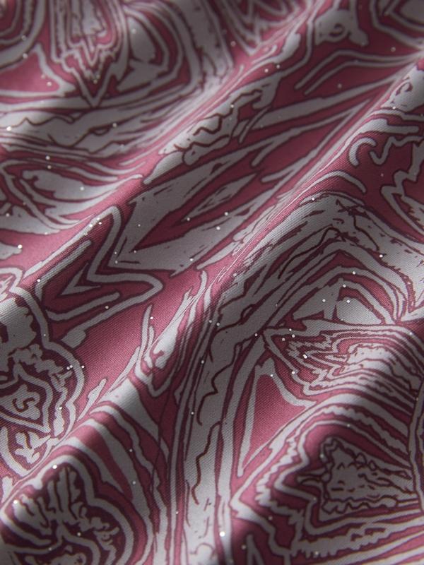 Random Print Bandeau Crop Top Product Image