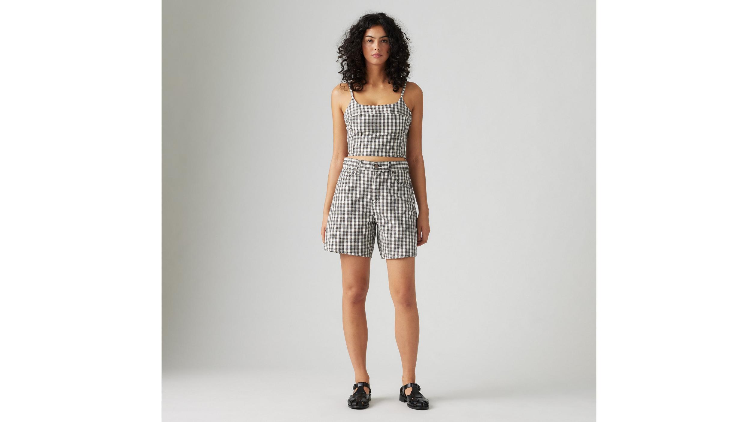 High Rise Baggy Women's Shorts Product Image