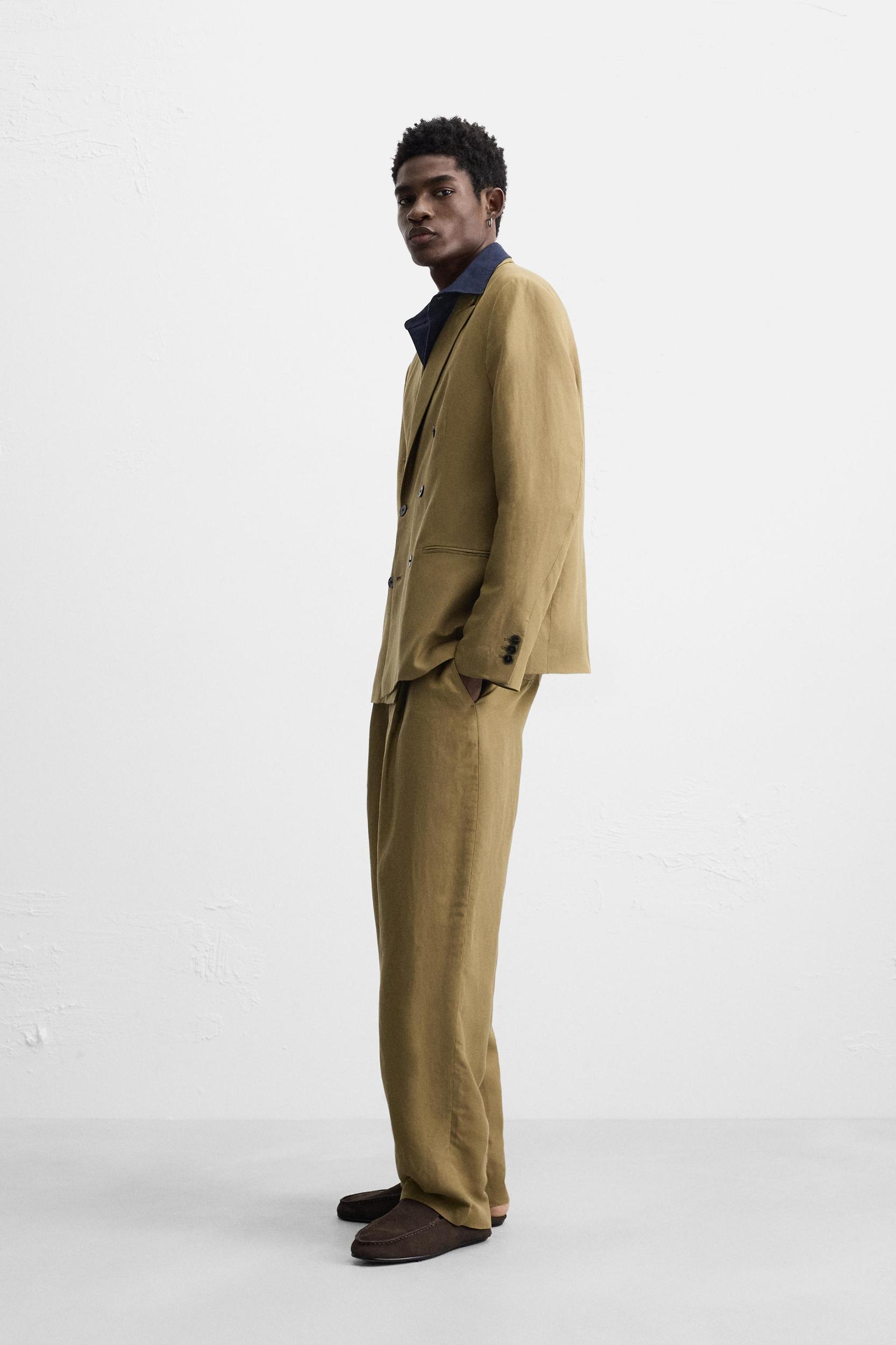 LYOCELL - LINEN SUIT PANTS Product Image