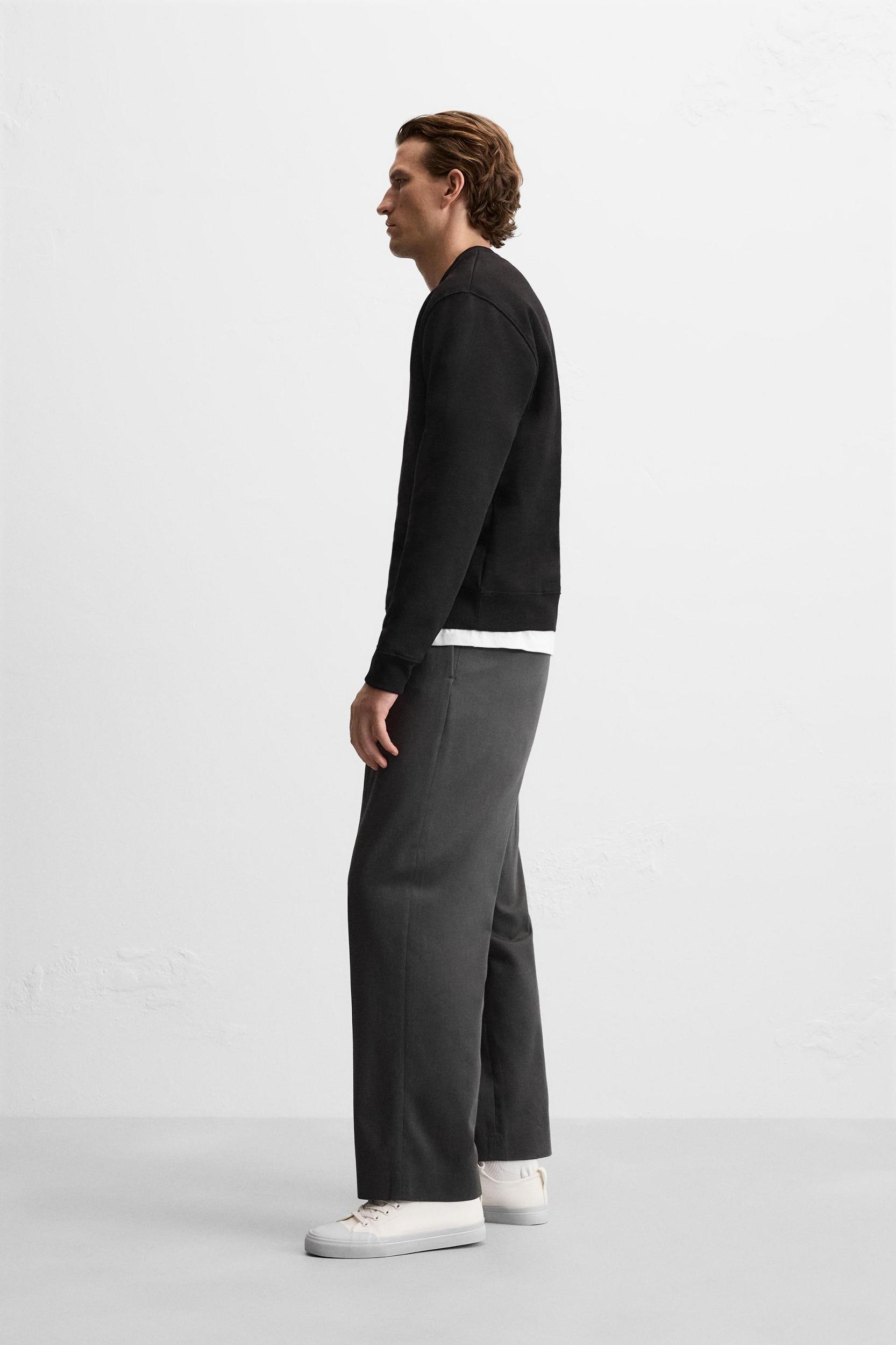 BASIC CREW NECK SWEATSHIRT Product Image