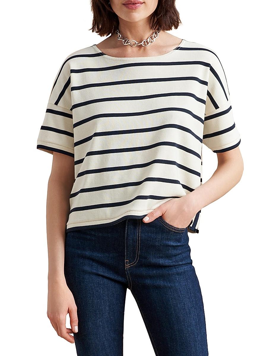 Womens Breton Short Sleeve Tee Product Image