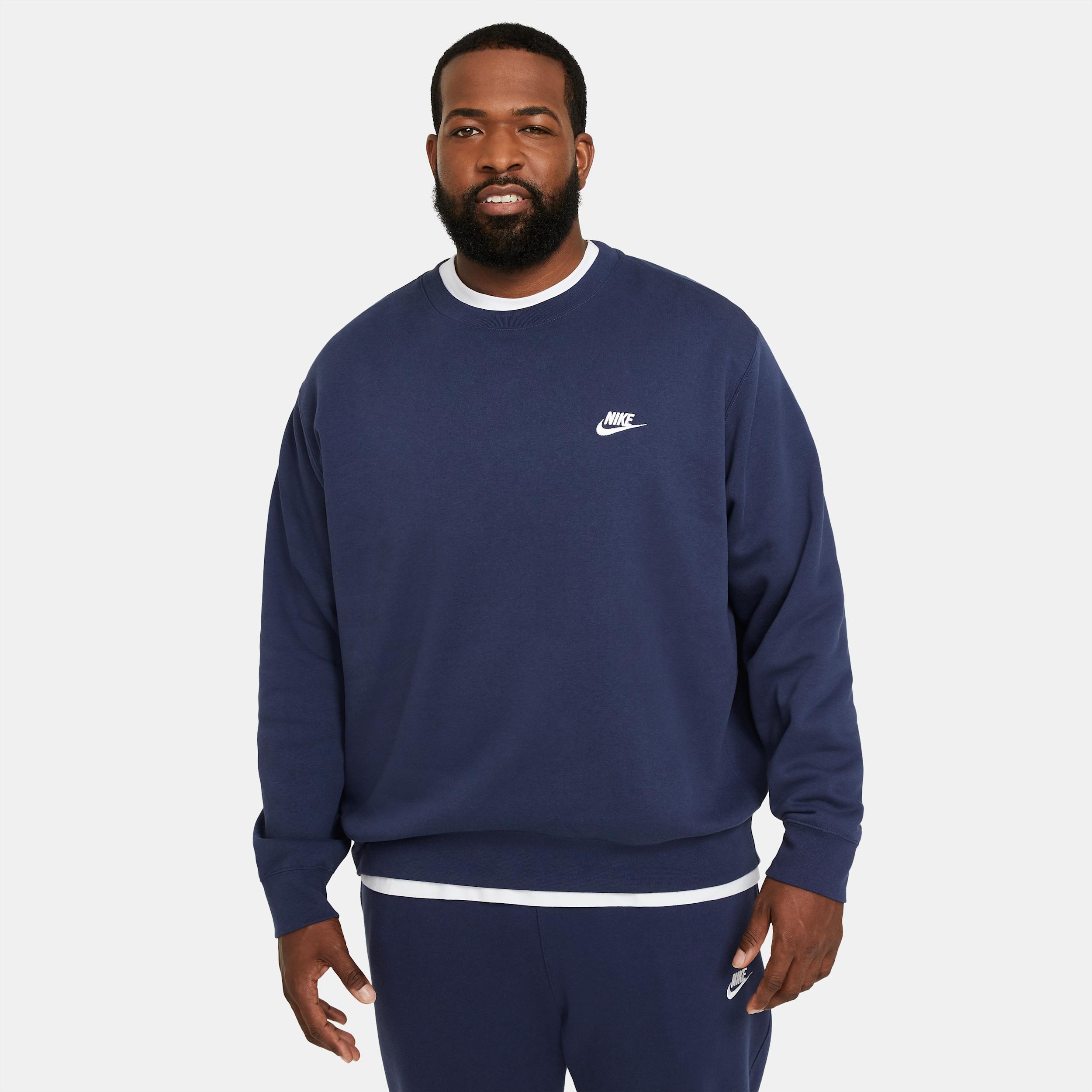 Mens Nike Sportswear Club Fleece Crew | BV2662-410 Product Image