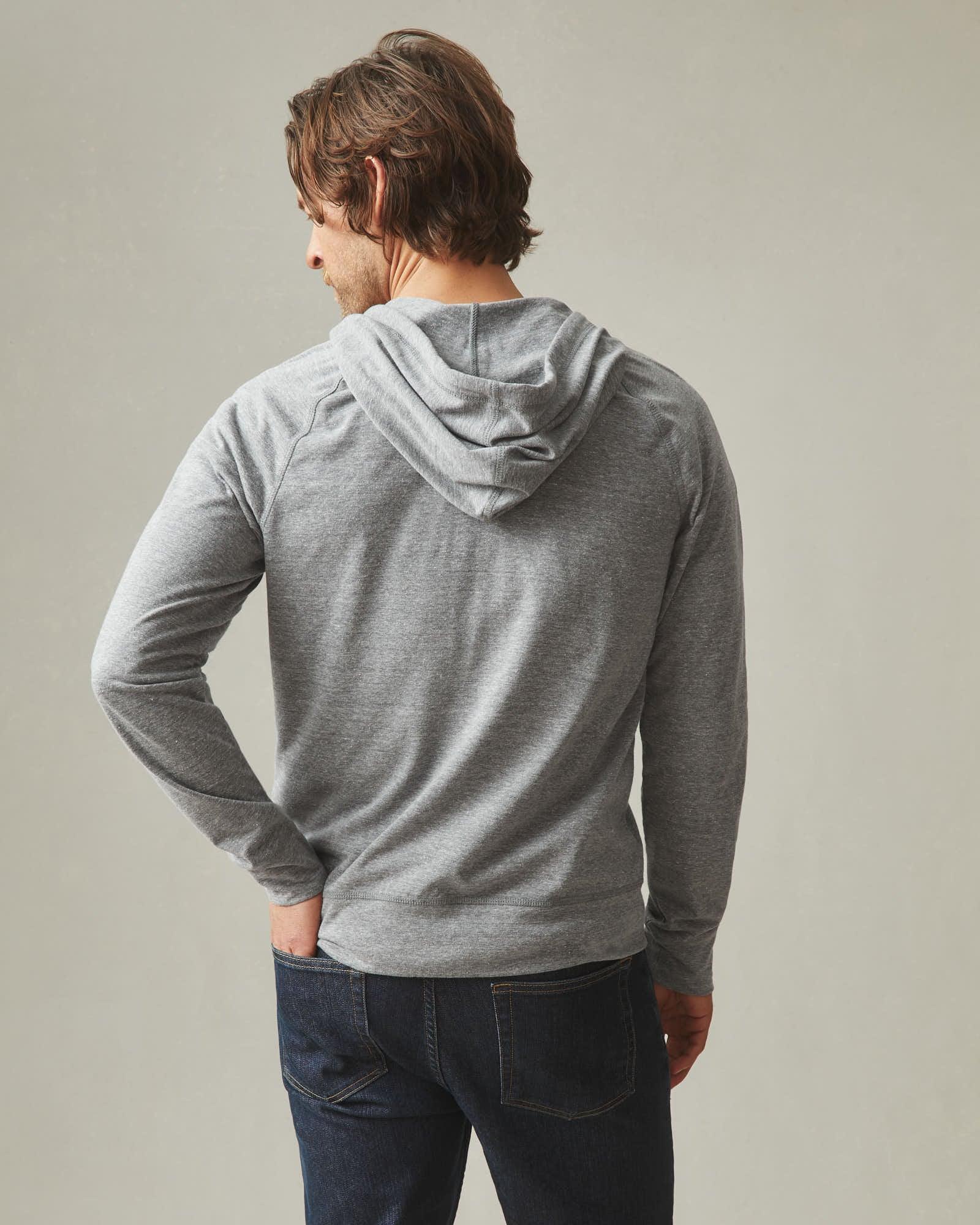 Men's Lightweight Full Zip - Dark Charcoal Heather Product Image