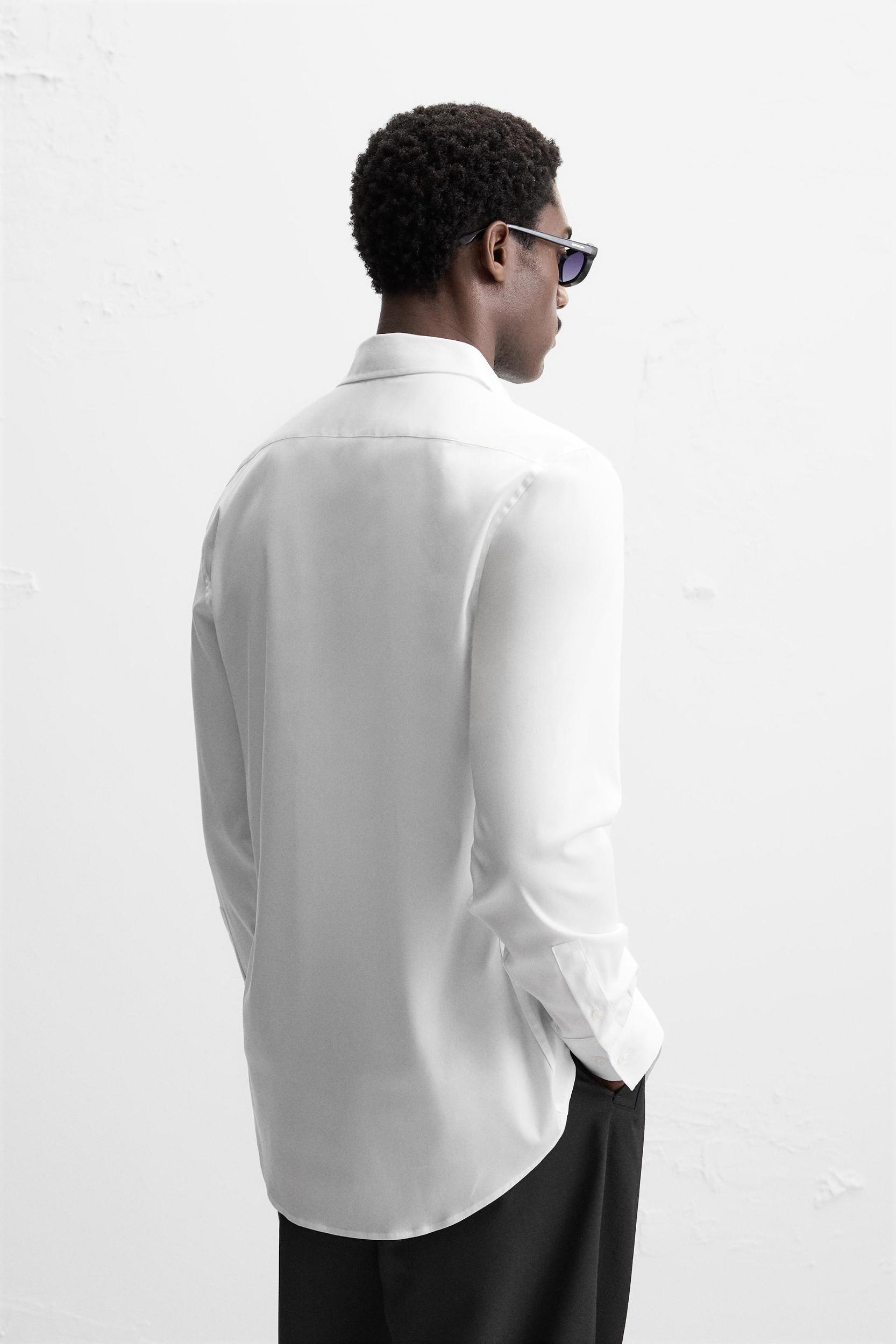 TEXTURED WEAVE TWILL SHIRT Product Image