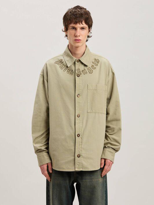 CAMEL FLAME LOGO OVERSHIRT Product Image