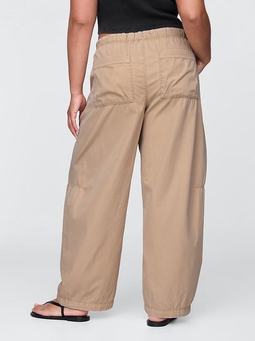 Mid Rise Barrel Parachute Pants Product Image