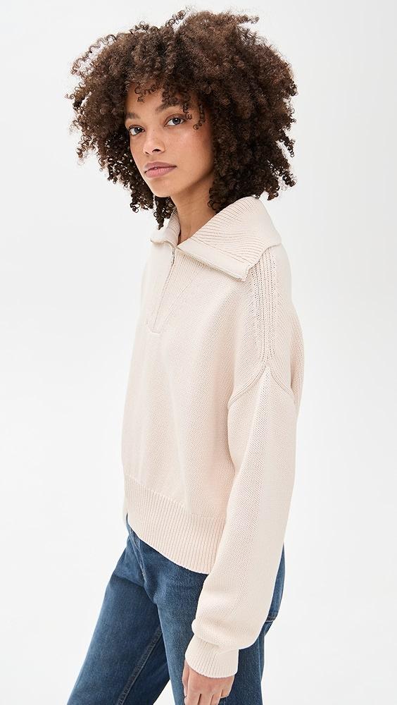 Closed Cropped Troyer Pullover | Shopbop Product Image