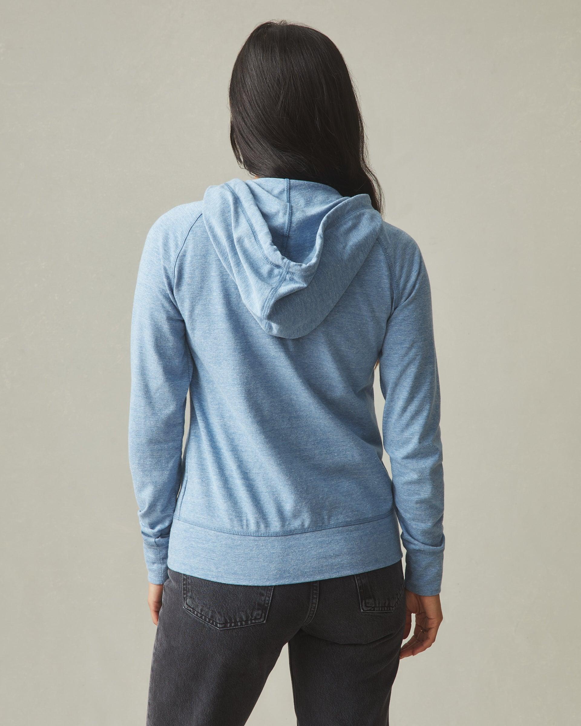 Women's Lightweight Full Zip - Blue Jay Heather Product Image