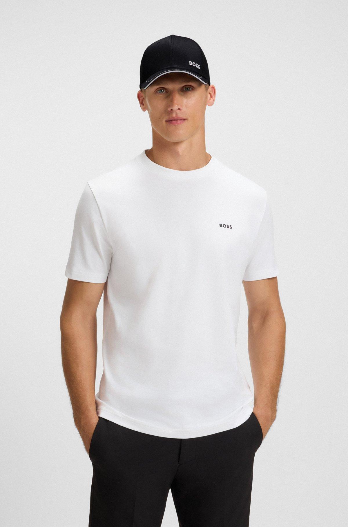 BOSS - Cotton-twill cap with embroidered logo - Black Product Image