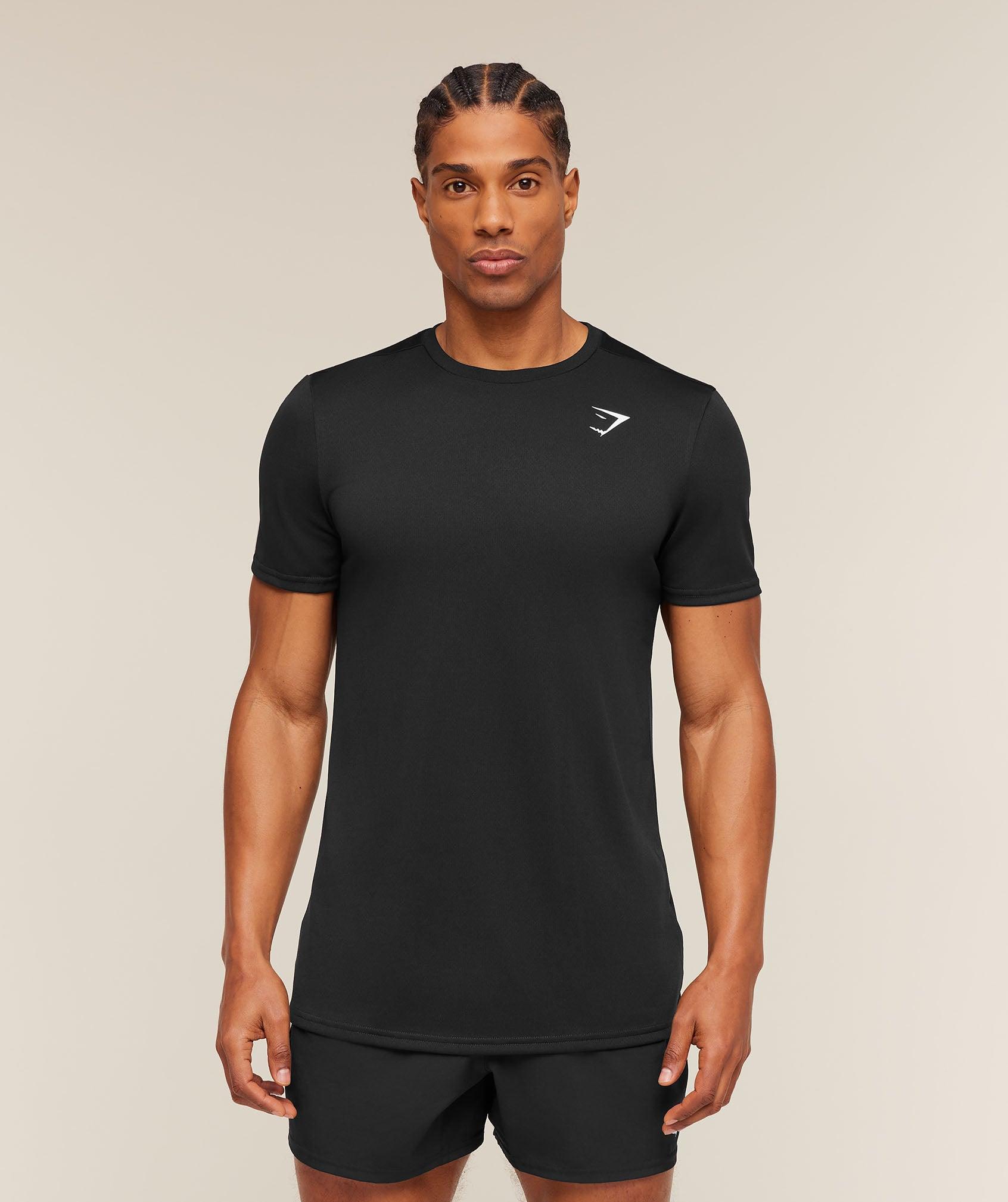 Gymshark Arrival T-Shirt - Black Male Product Image