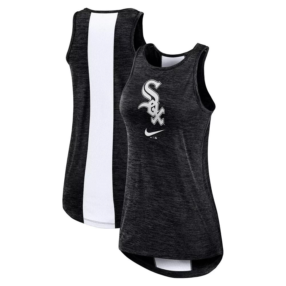 Women's Nike Black Chicago White Sox Right Mix High Neck Tank Top, Size: 2XL Product Image