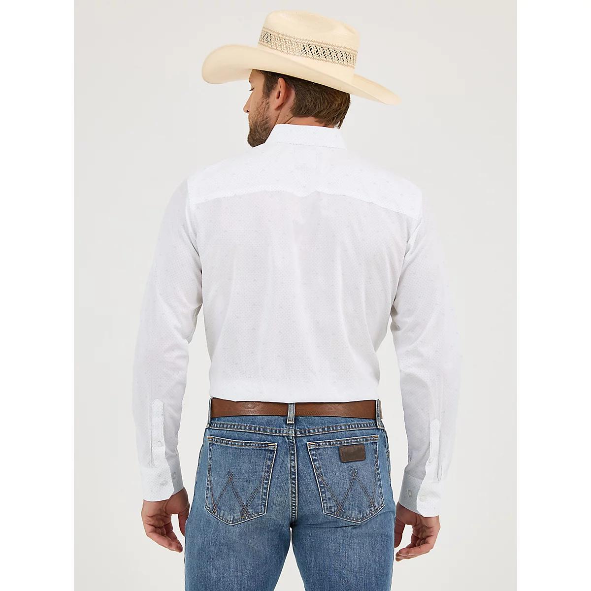 Men's Cody Johnson One Pocket Button Down Shirt in Ceramic Print Product Image