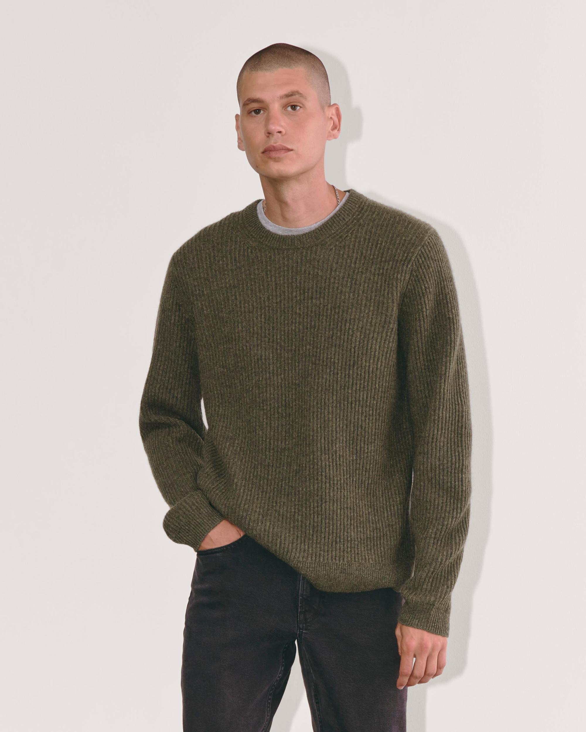 Mens Fisherman Crew in Wool Cashmere Sweater by Everlane Product Image