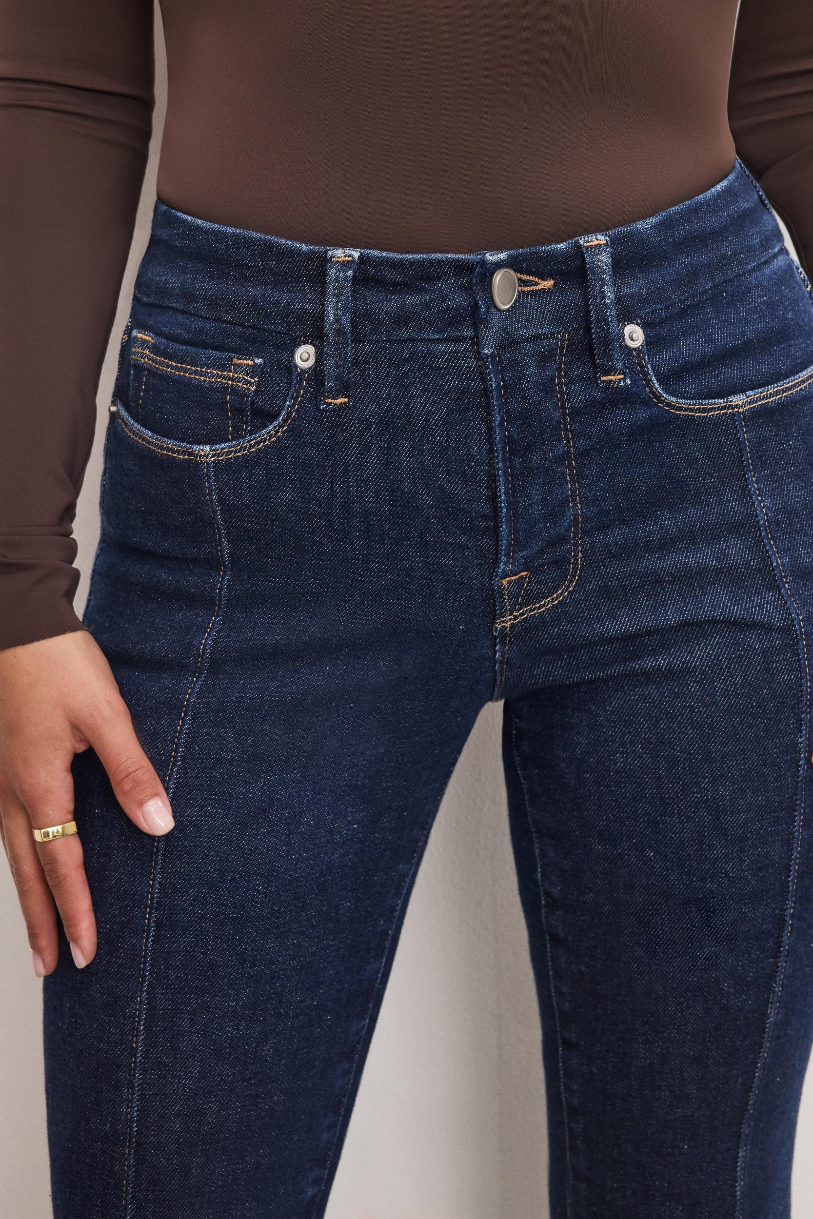 GOOD PETITE FLARE JEANS | INDIGO983 Product Image
