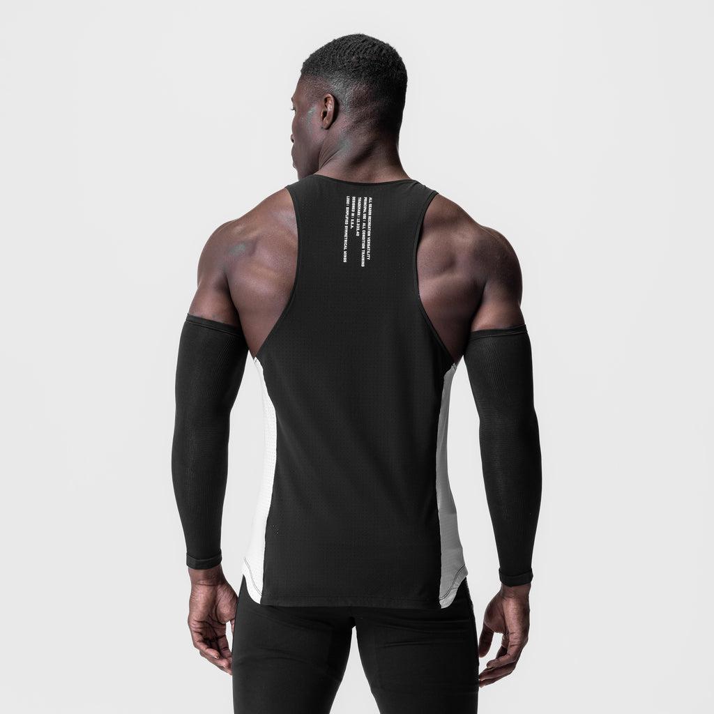 0949. Laser-Vent™ Singlet Tank - Black/White Product Image