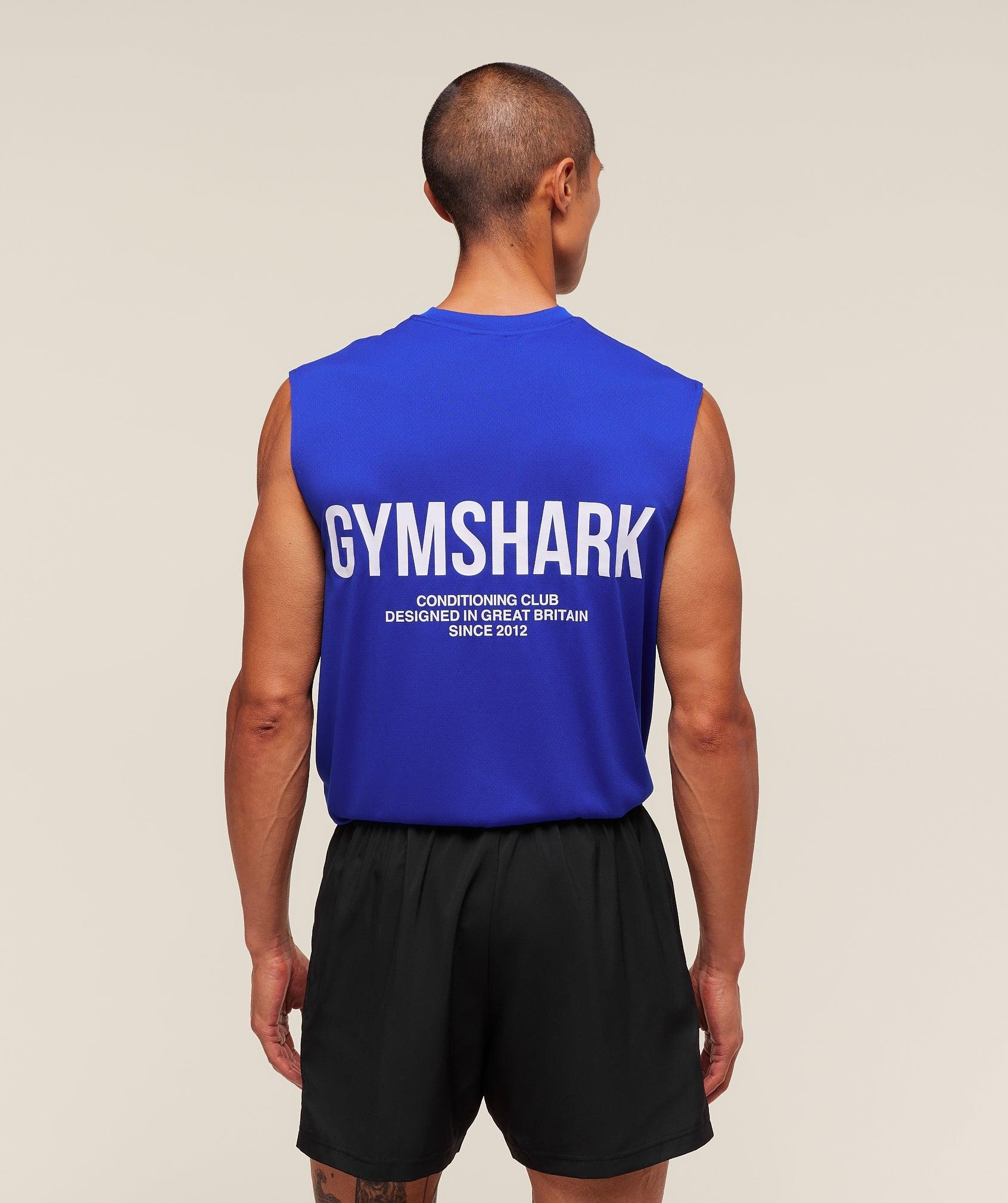 Gymshark Conditioning Club Tank - Athletic Blue Male Product Image