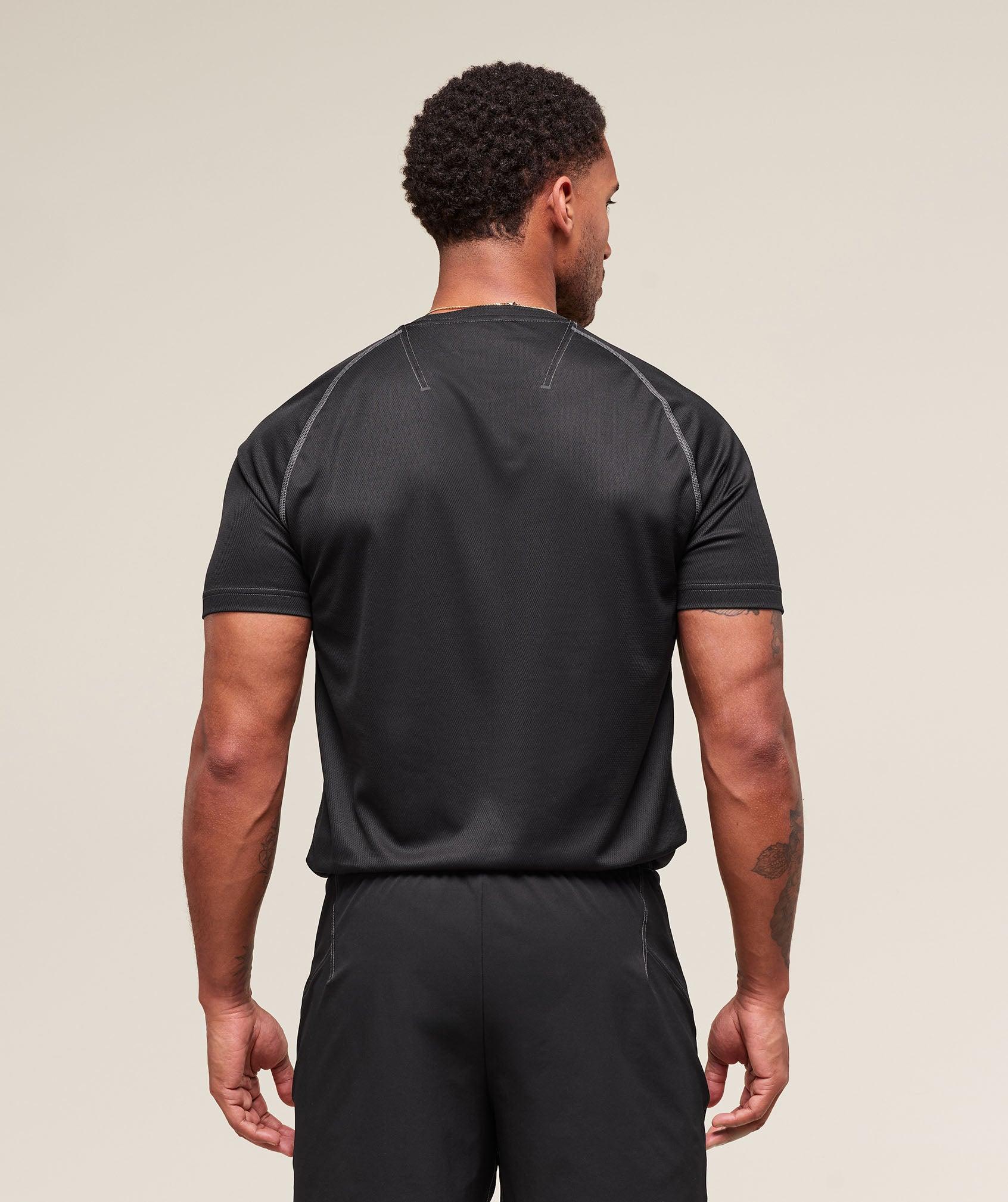 Gymshark Tactical T-Shirt - Black Male Product Image