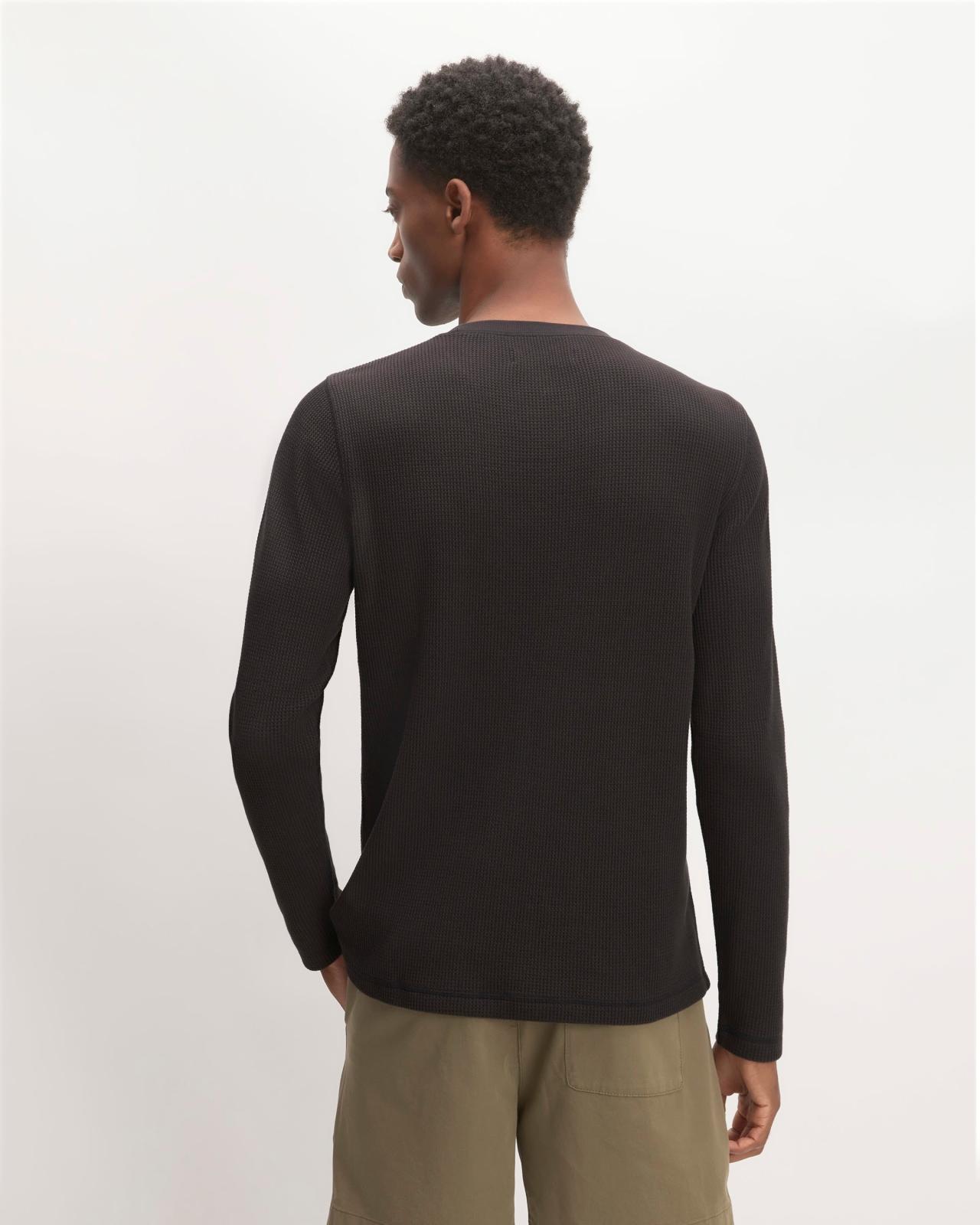 Mens Waffle Long-Sleeve Crew T-Shirt by Everlane Product Image