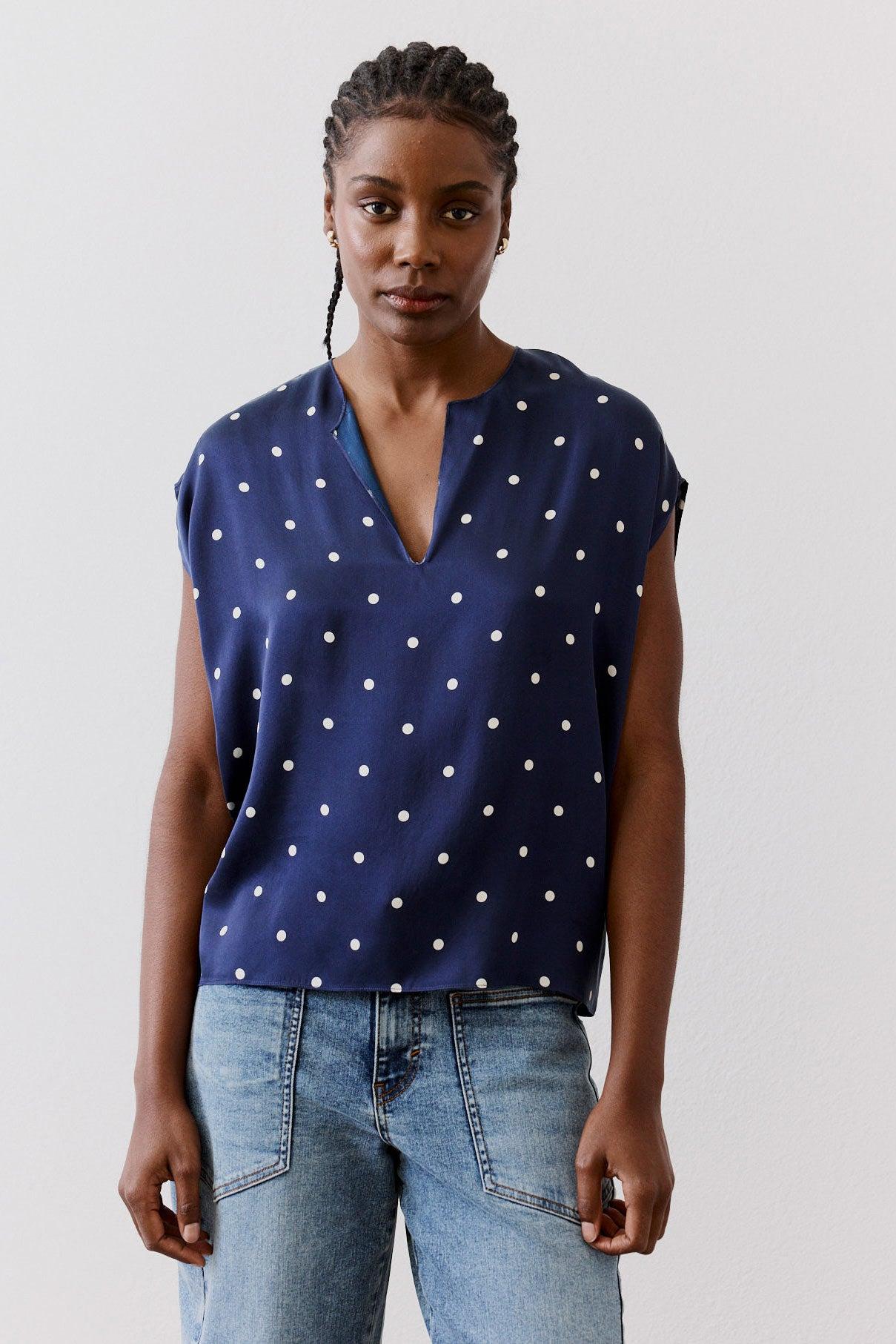 The All Day Washable Silk Top Product Image