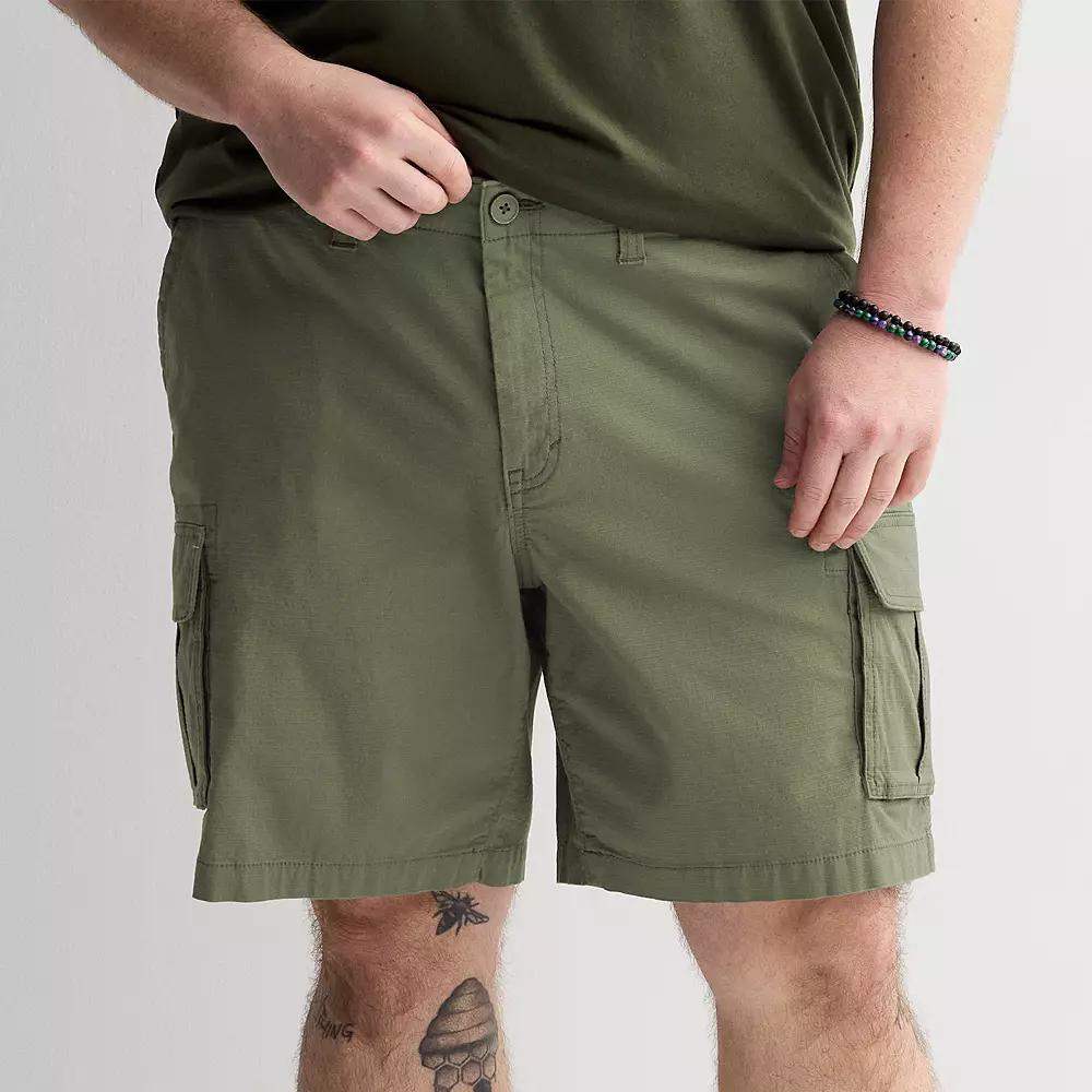 Men's Sonoma Goods For Life® Comfortable Cargo Shorts, Size: 44, Green Product Image