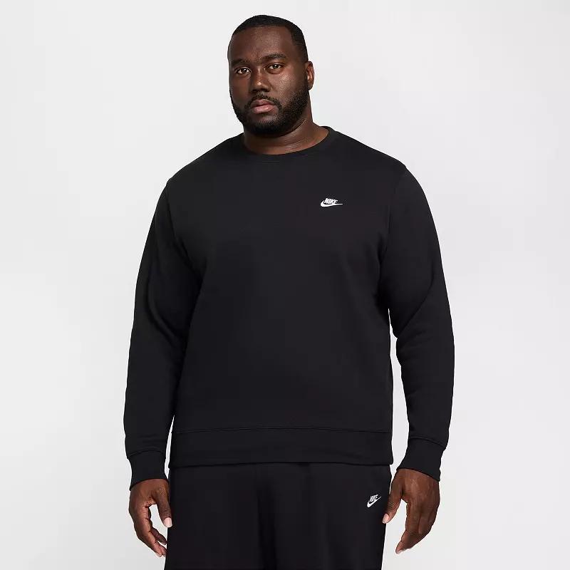 Nike Mens Club Fleece Crew | FN3886-010 Product Image