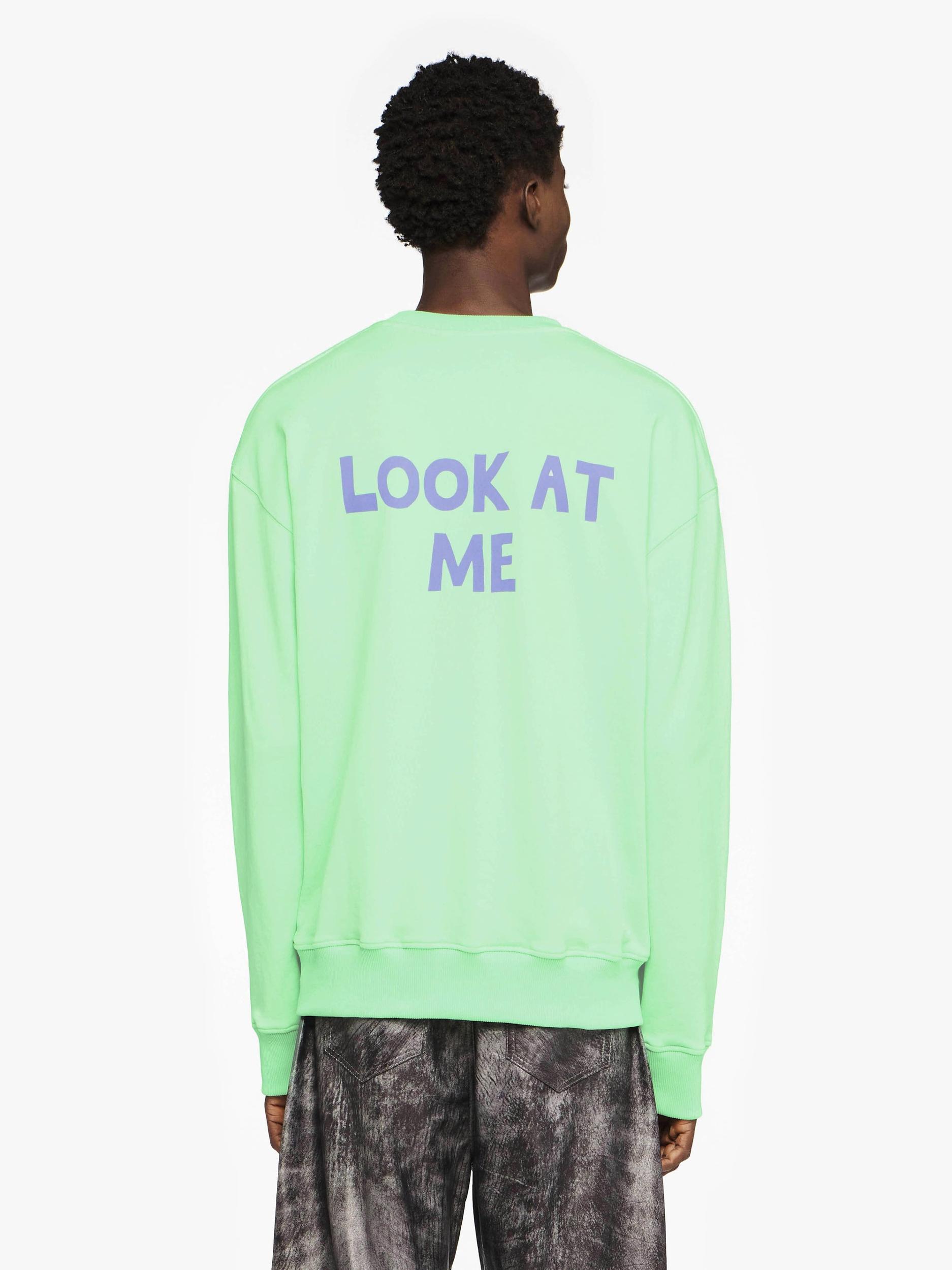 SWEATSHIRT WITH MINI PRINTED LOGO Product Image