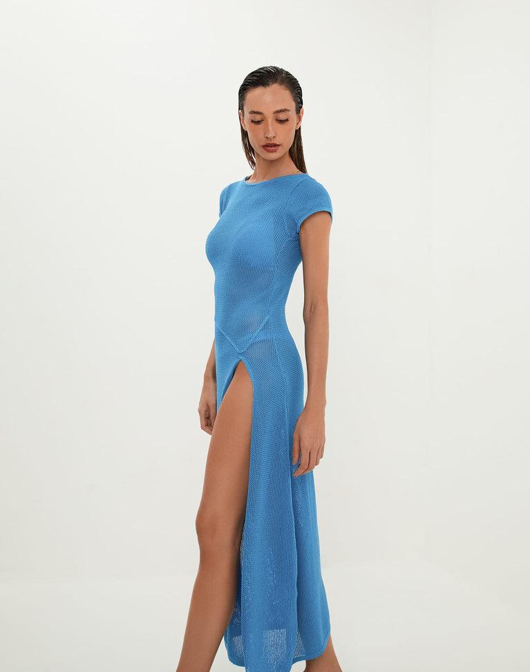 Sylvie Long Cover Up - Beach Front Product Image