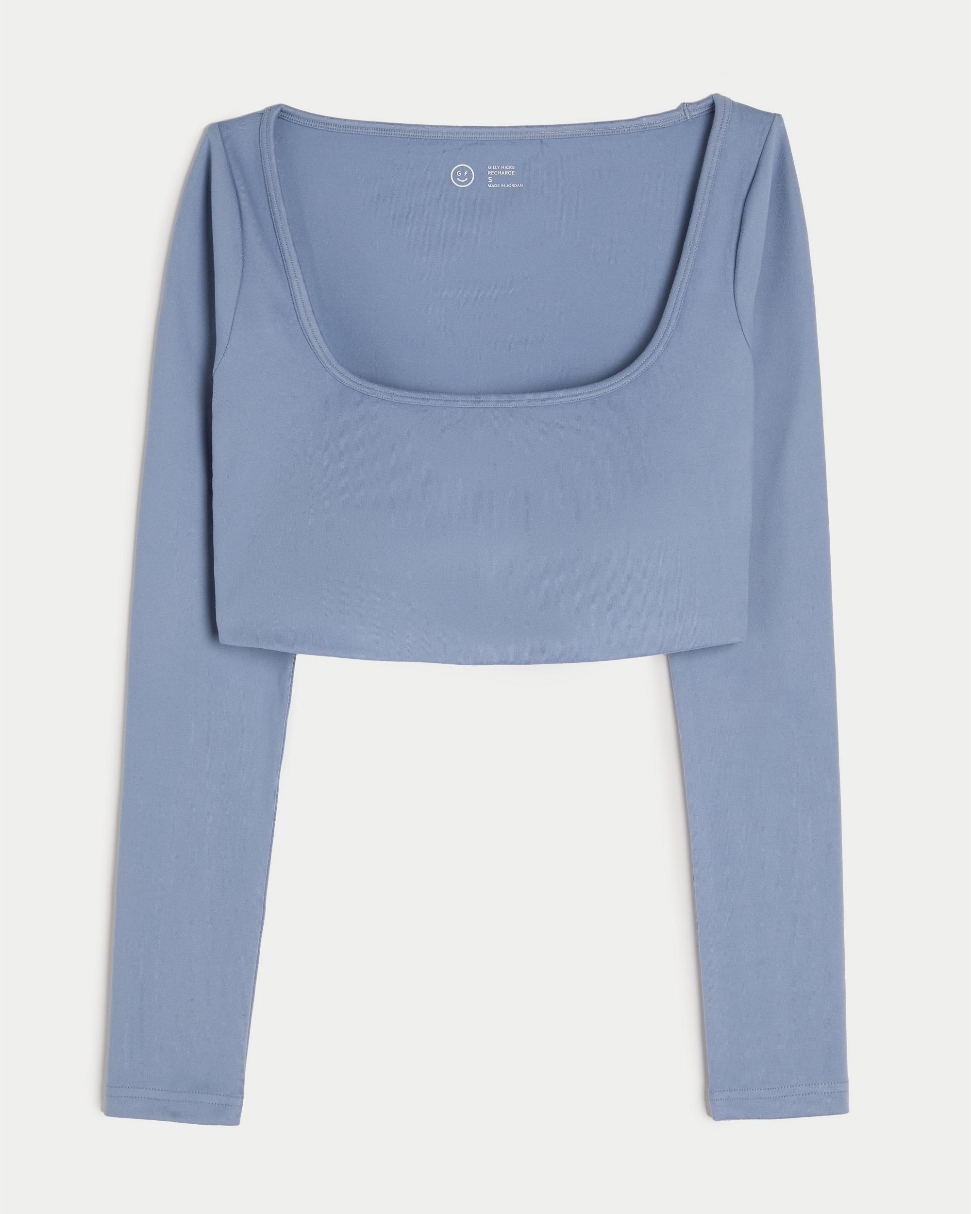 Gilly Hicks Active Recharge Ultra-Crop Long-Sleeve Top Product Image