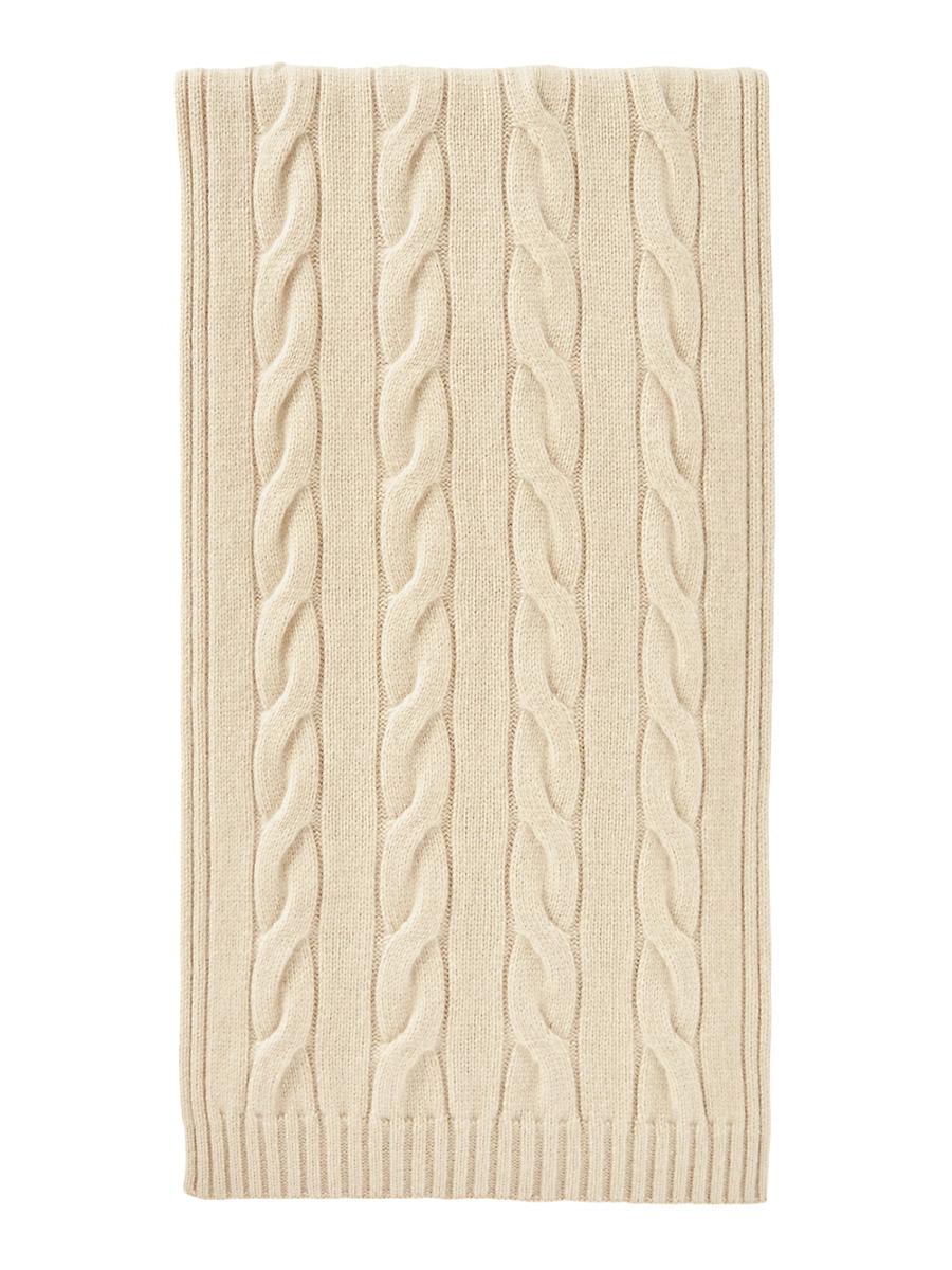 Cashmere Cable Knit Scarf Product Image