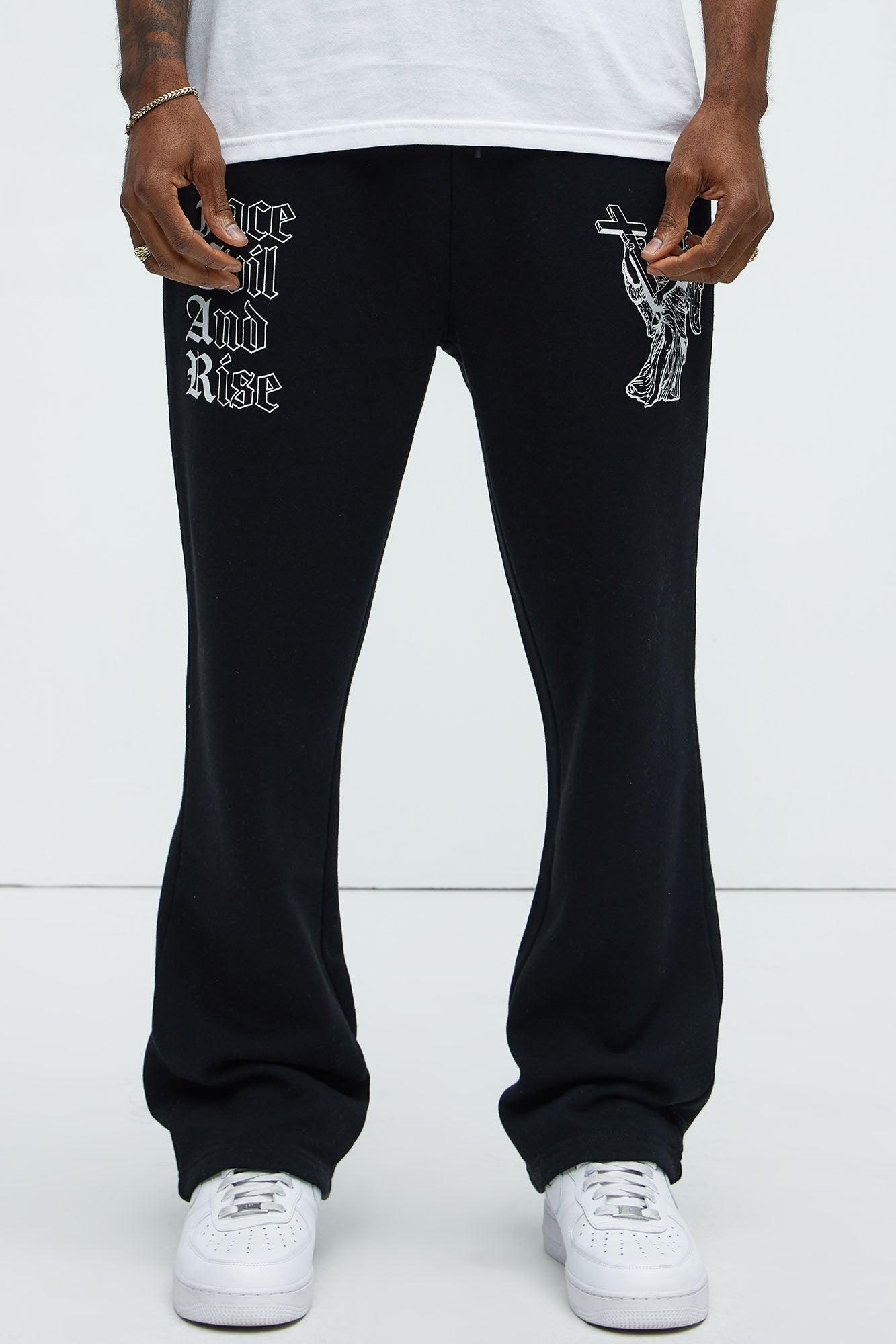 Tyson Fear Straight Sweatpants - Black Product Image